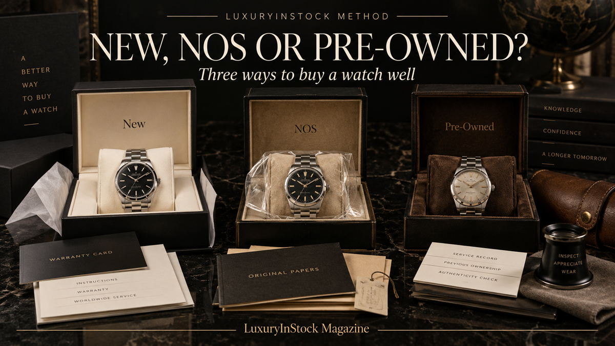 New, NOS or Pre-Owned?