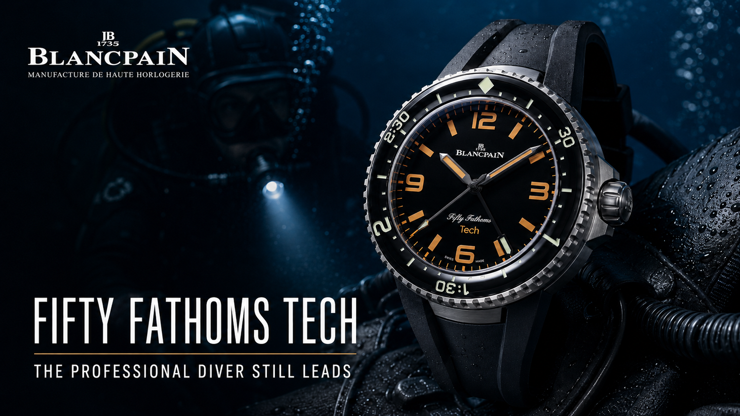 Blancpain Fifty Fathoms Tech: il diver professionale resta protagonista