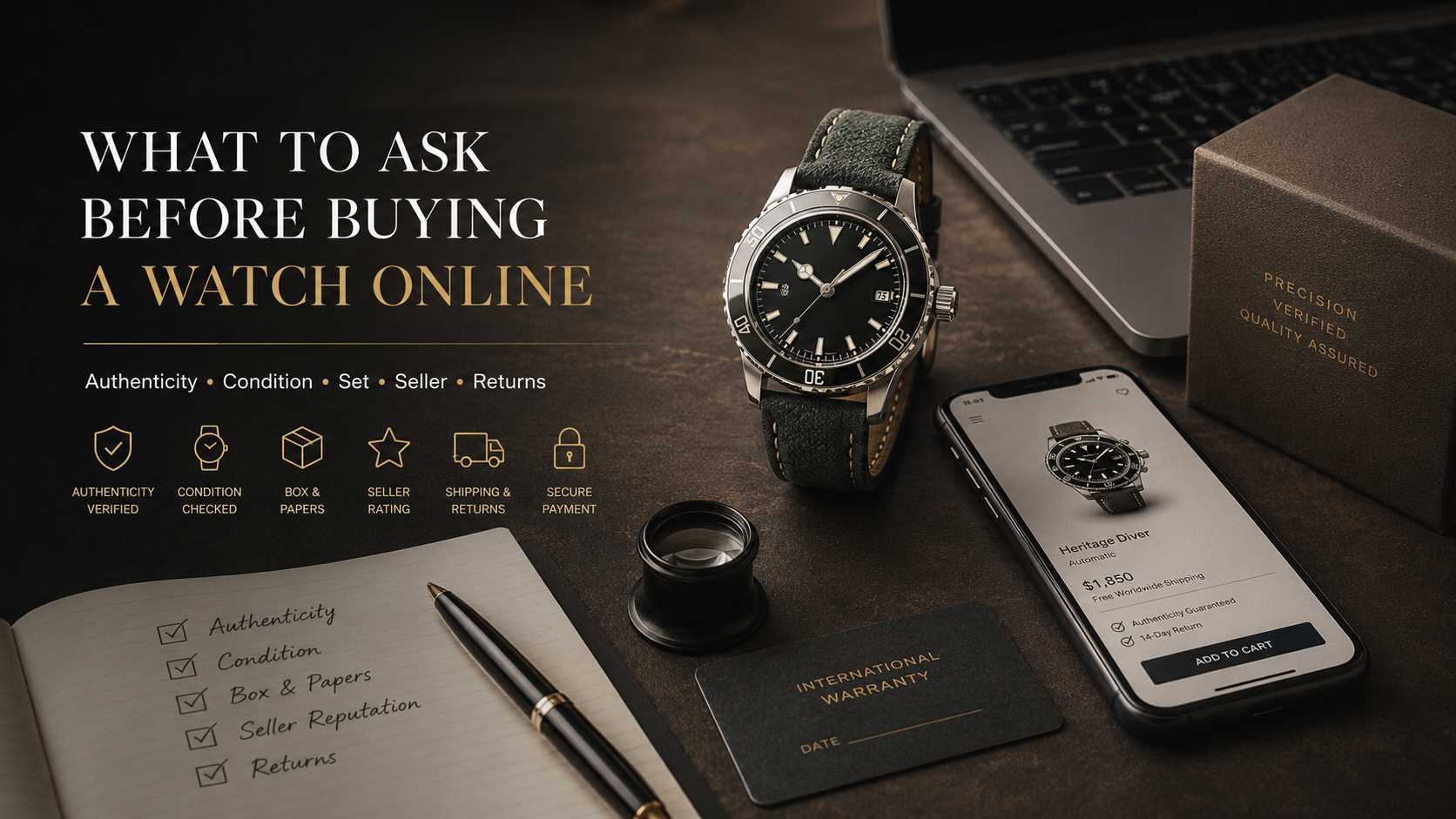 Cosa chiedere prima di comprare un orologio online