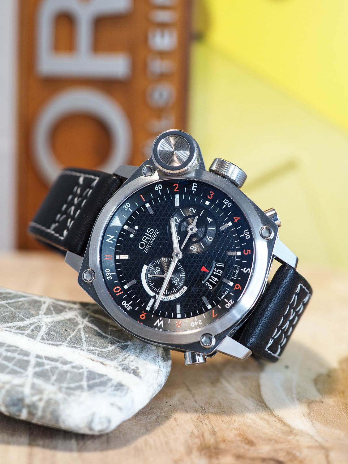 Oris BC4 Flight Timer nuovo NOS Ref. 0169076154154‑Set LS - ON9000
