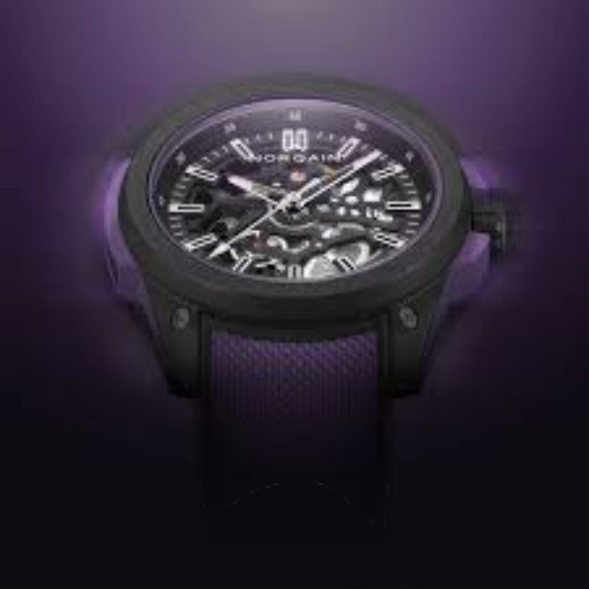 NORQAIN Wild ONE Skeleton 42mm Limited Edition Purple N3000.07Q26.B23