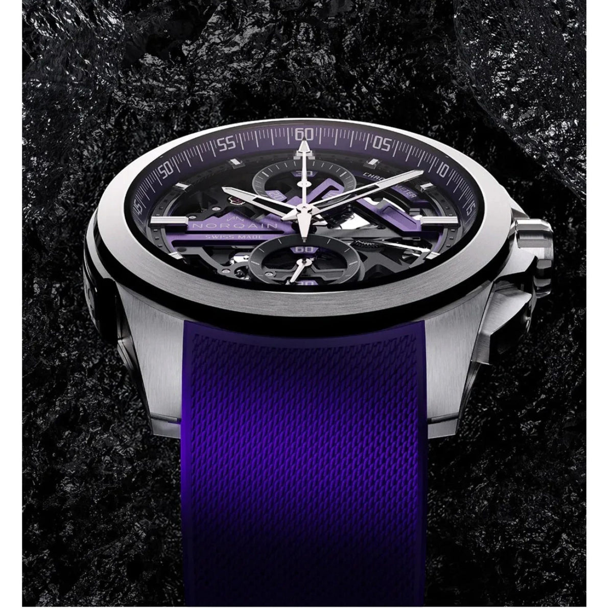 NORQAIN Independence Skeleton Chrono 42 N3200.40T03.P01.R01