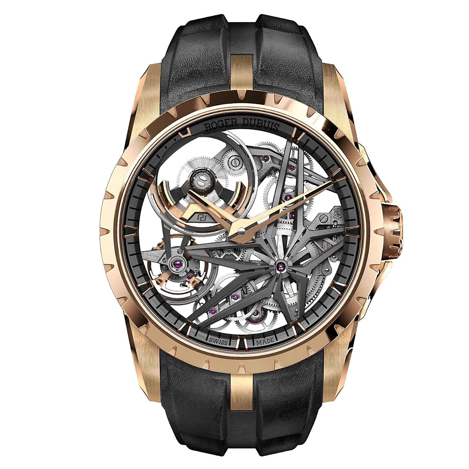 PREZZO SU RICHIESTA - Contattateci - Roger Dubuis Excalibur Monobalancier Automatic 42 mm Rose Gold 18 kt Ref. DBEX0954 - ON7703