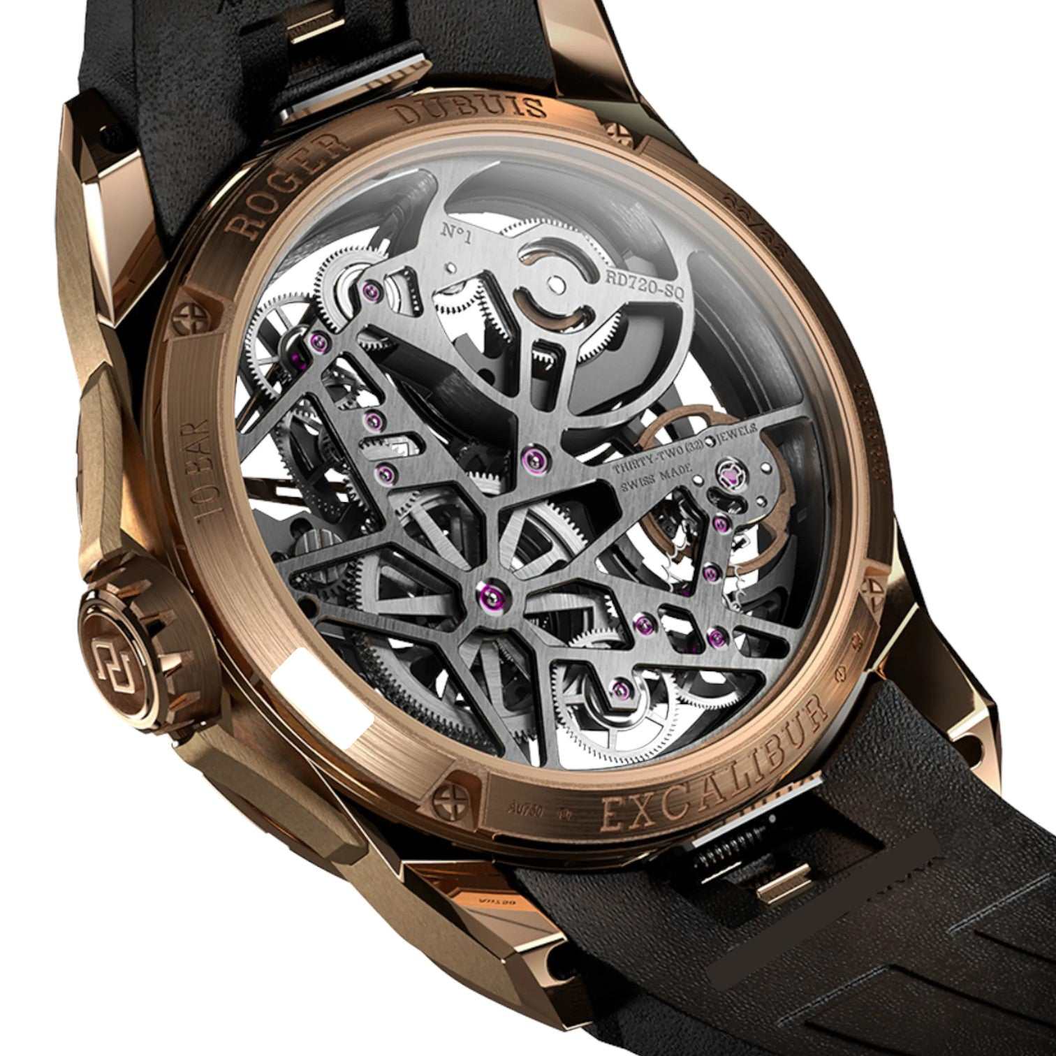 PREZZO SU RICHIESTA - Contattateci - Roger Dubuis Excalibur Monobalancier Automatic 42 mm Rose Gold 18 kt Ref. DBEX0954 - ON7703