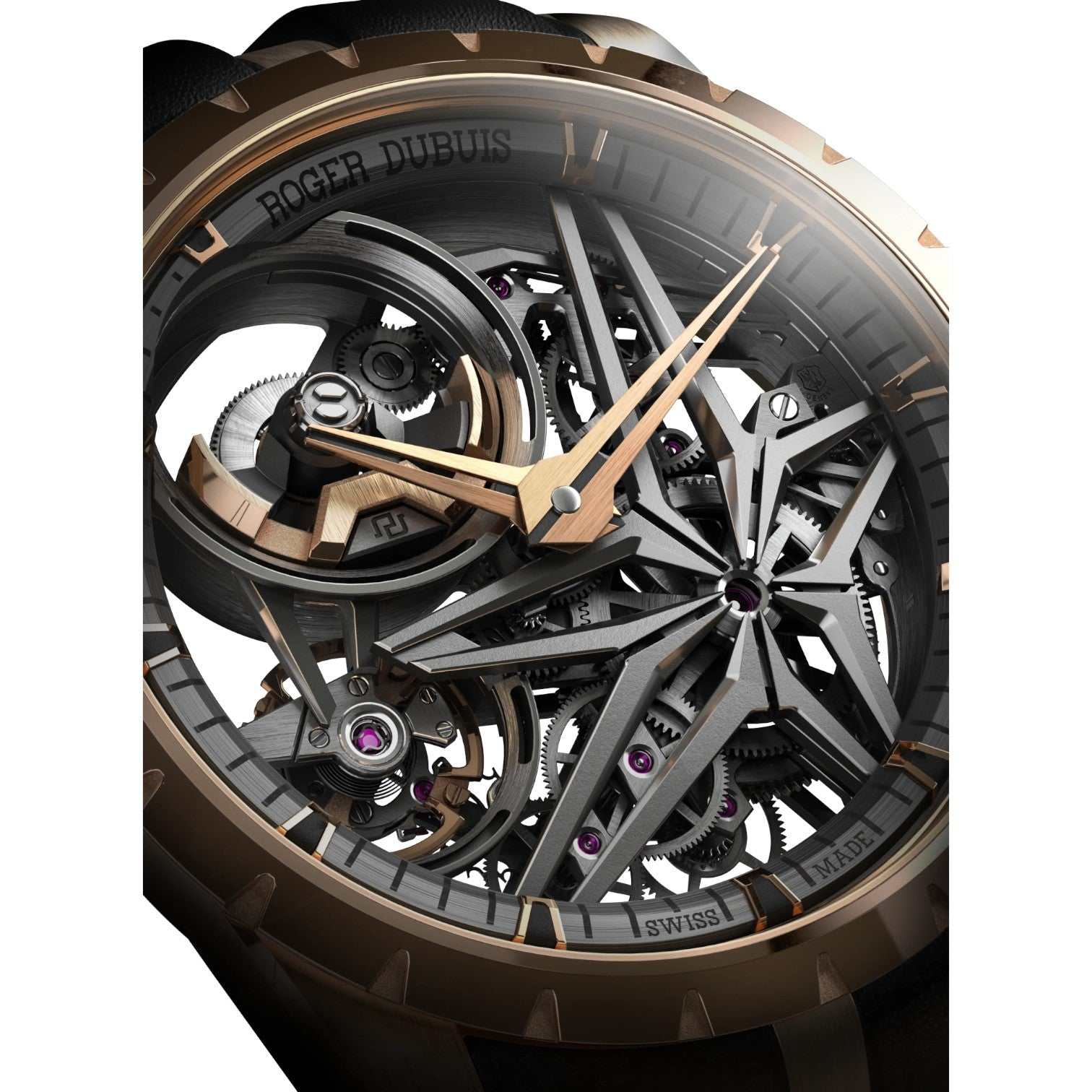 PREZZO SU RICHIESTA - Contattateci - Roger Dubuis Excalibur Monobalancier Automatic 42 mm Rose Gold 18 kt Ref. DBEX0954 - ON7703