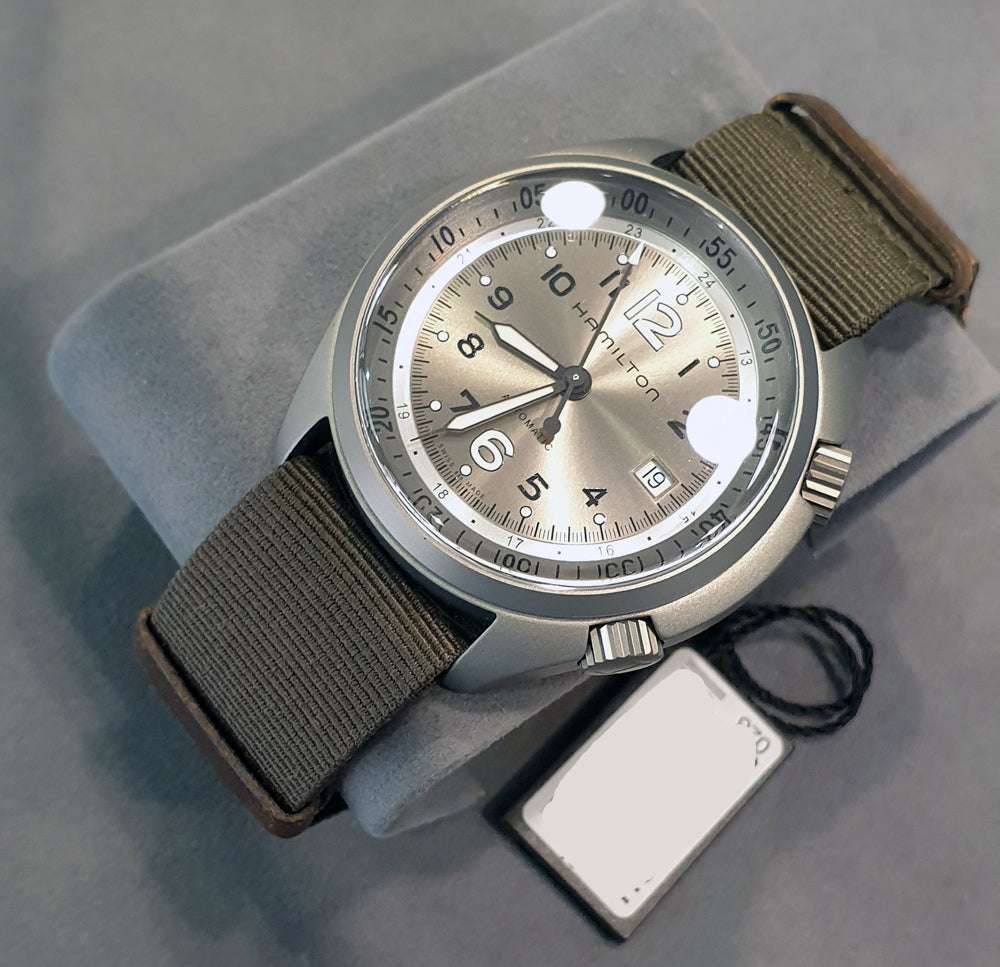 Hamilton Khaki Aviation Pilot Pioneer Aluminio Nuevo Sin Usar Ref. H80405865 - ON7234
