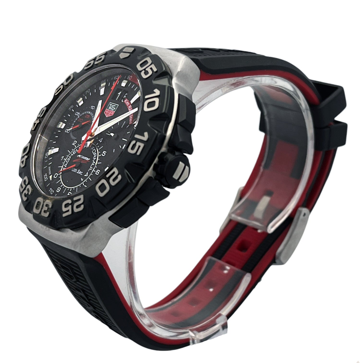 TAG Heuer Formula 1 Grande Date Chronograph Kimi Raikkonen Lim. Ed. New Never Worn Ref. CAH1014.BT0718 - ON6834