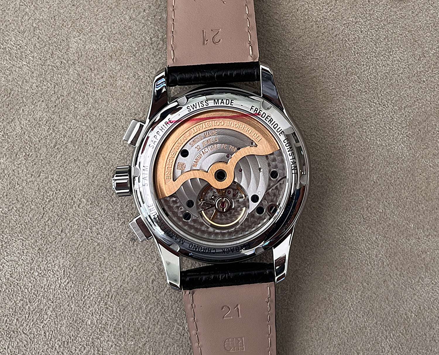 Frederique Constant Flyback Chronograph Manufacture New Never Worn Ref. FC-760MC4H6 - ON6897