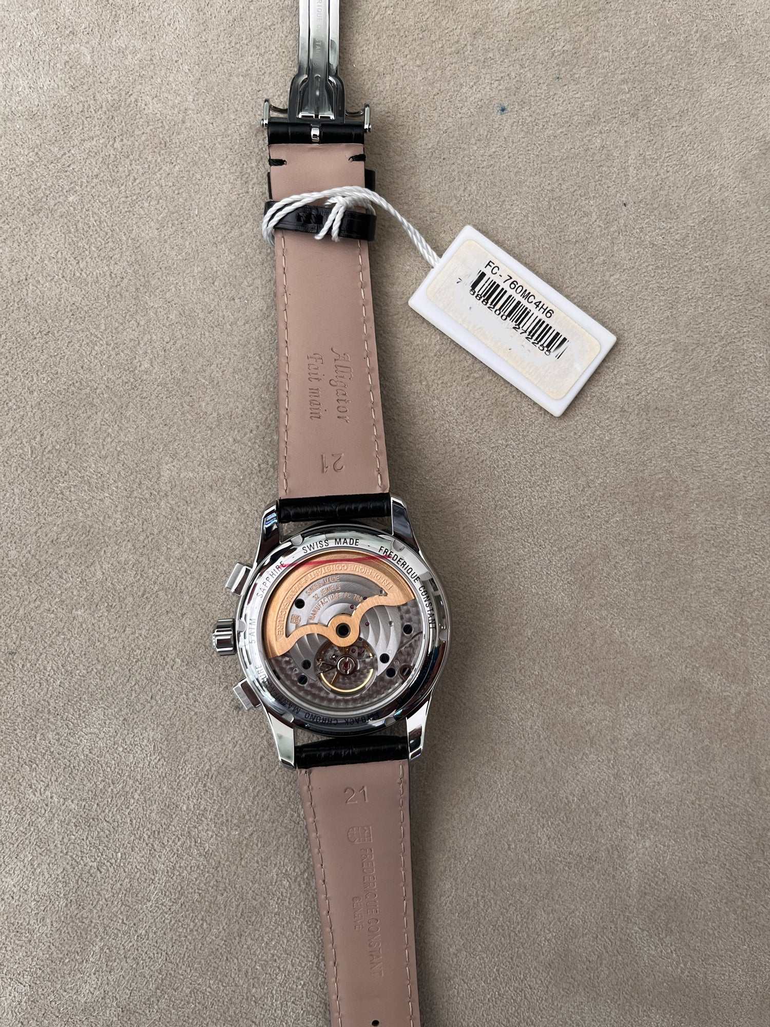 Frederique Constant Flyback Chronograph Manufacture New Never Worn Ref. FC-760MC4H6 - ON6897