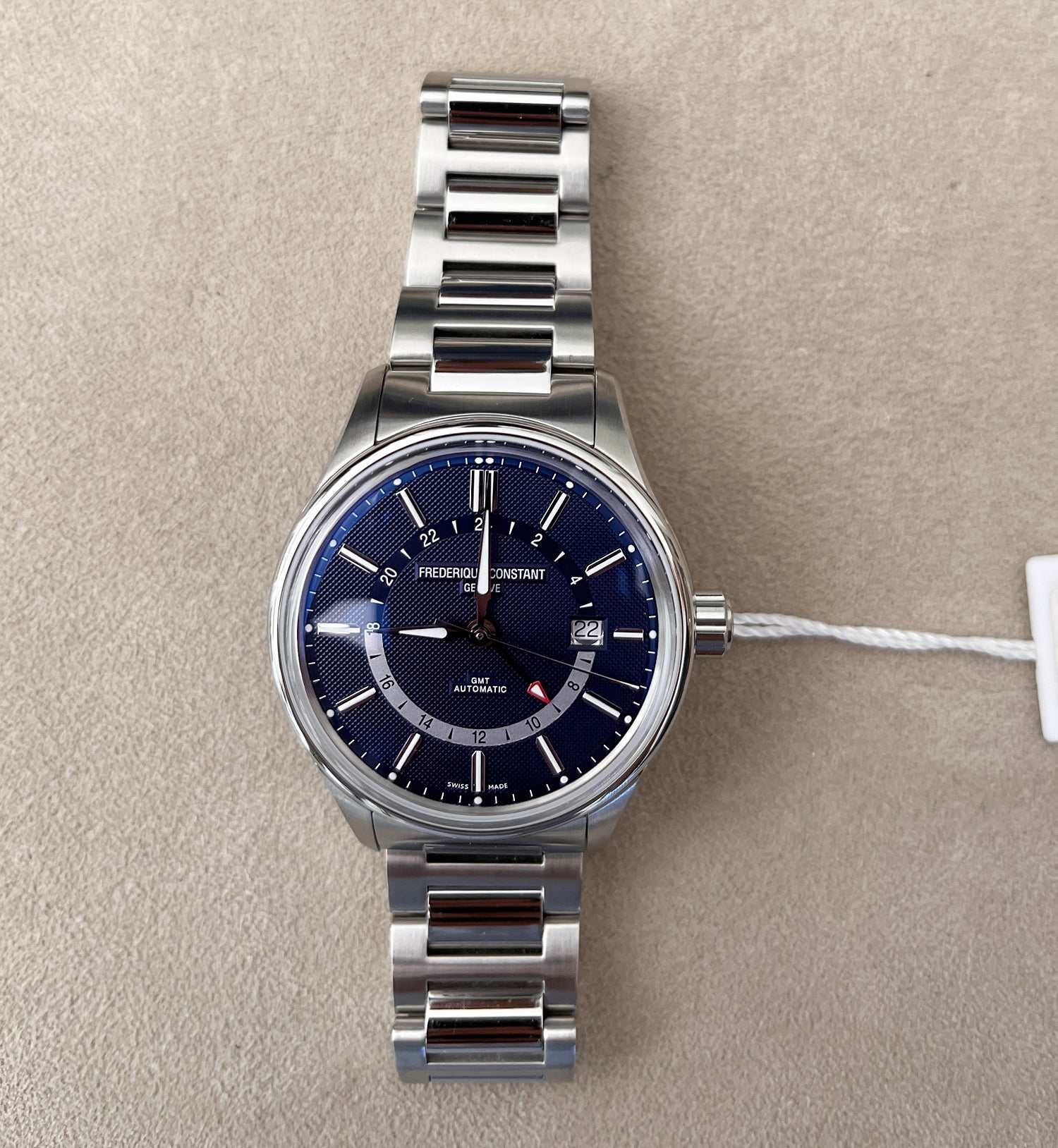 Reloj Frederique Constant Yacht Timer GMT, nuevo, sin estrenar, ref. FC-350NT4H6B - ON6898