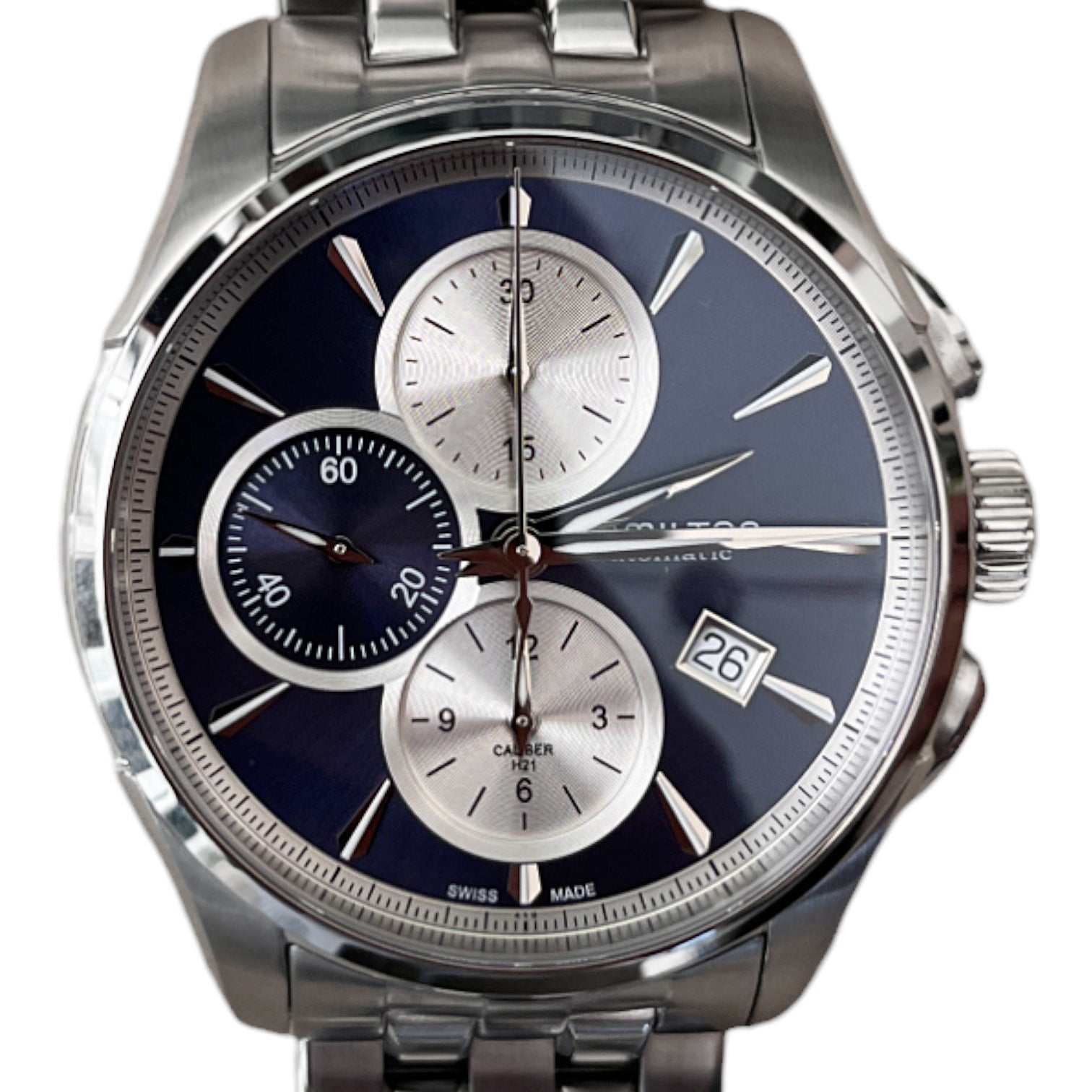 Hamilton Jazzmaster Auto Chrono Nuevo Sin Usar Ref. H32596141 - ON6900