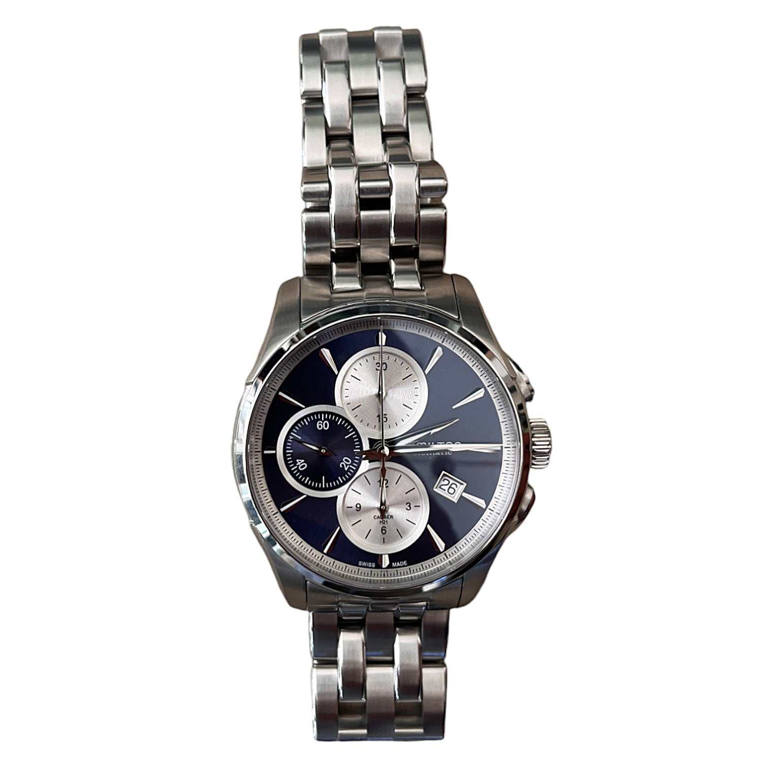 Hamilton Jazzmaster Auto Chrono Nuevo Sin Usar Ref. H32596141 - ON6900