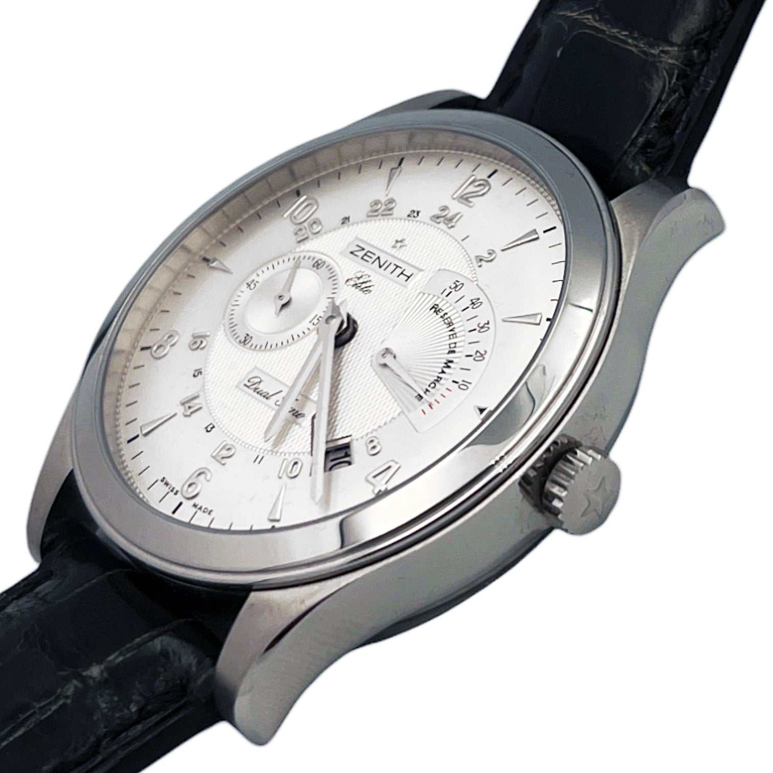 Zenith Class Reserve De Marche Dual Time Grande Nuevo Sin Usar Ref. 03.0520.683/01.C492- ON6921
