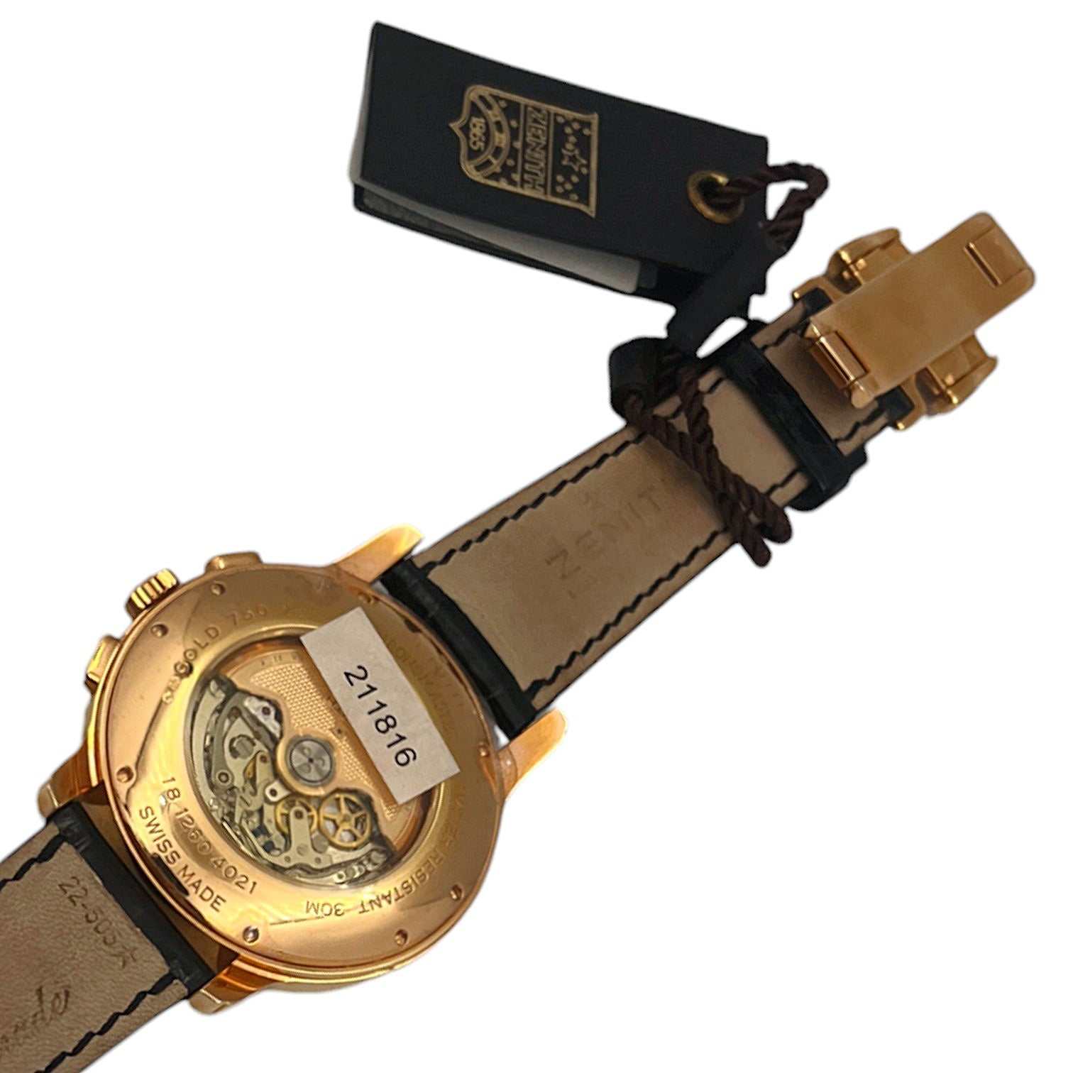 Zenith Grande ChronoMaster - XXT Abierto Nuevo Sin Usar Ref. 18.12 - 60.4021/01.C505 - ON6922