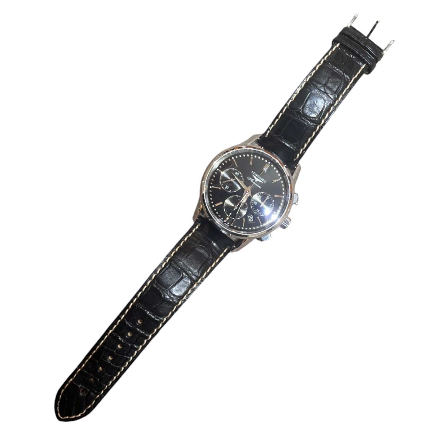 Longines Column-Wheel Heritage Chronograph New Never Worn Ref. L27494520 - ON7014