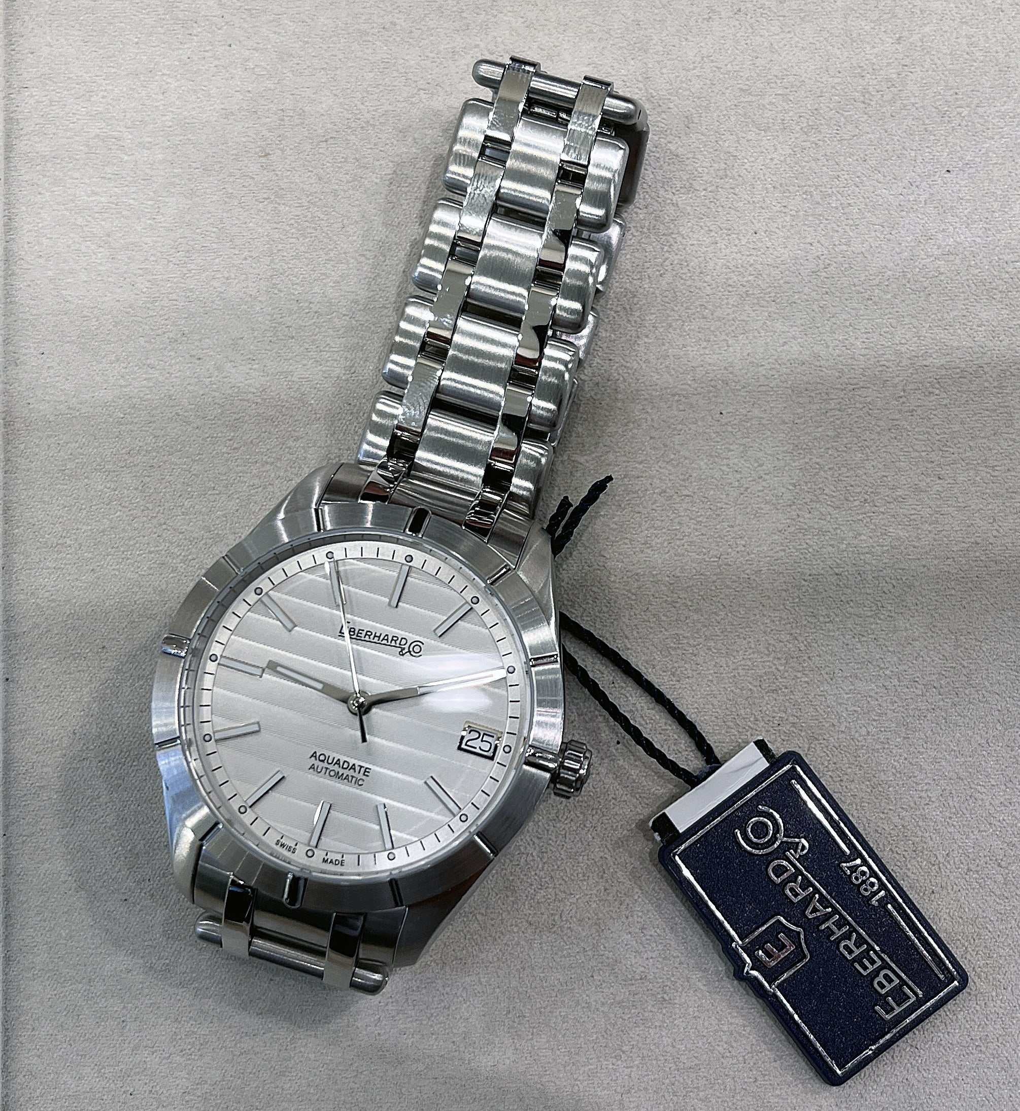 Eberhard & Co. Aquadate Grande Taille New Never Worn Ref. 41041CA - ON7022