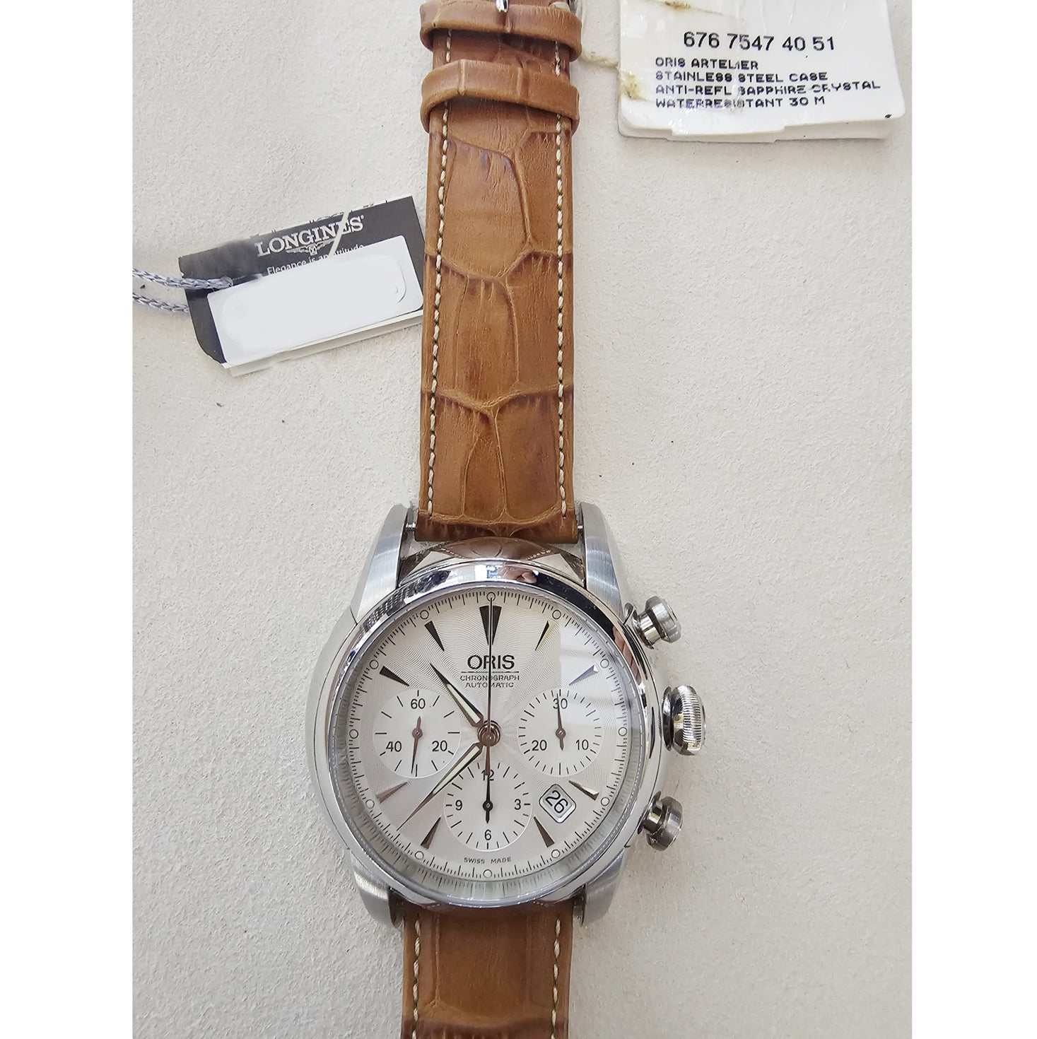 Oris Artelier Chronograph Auto 44,5 mm New Never Worn Ref. 01 676 7547 4051-07 5 22 47 - ON7185