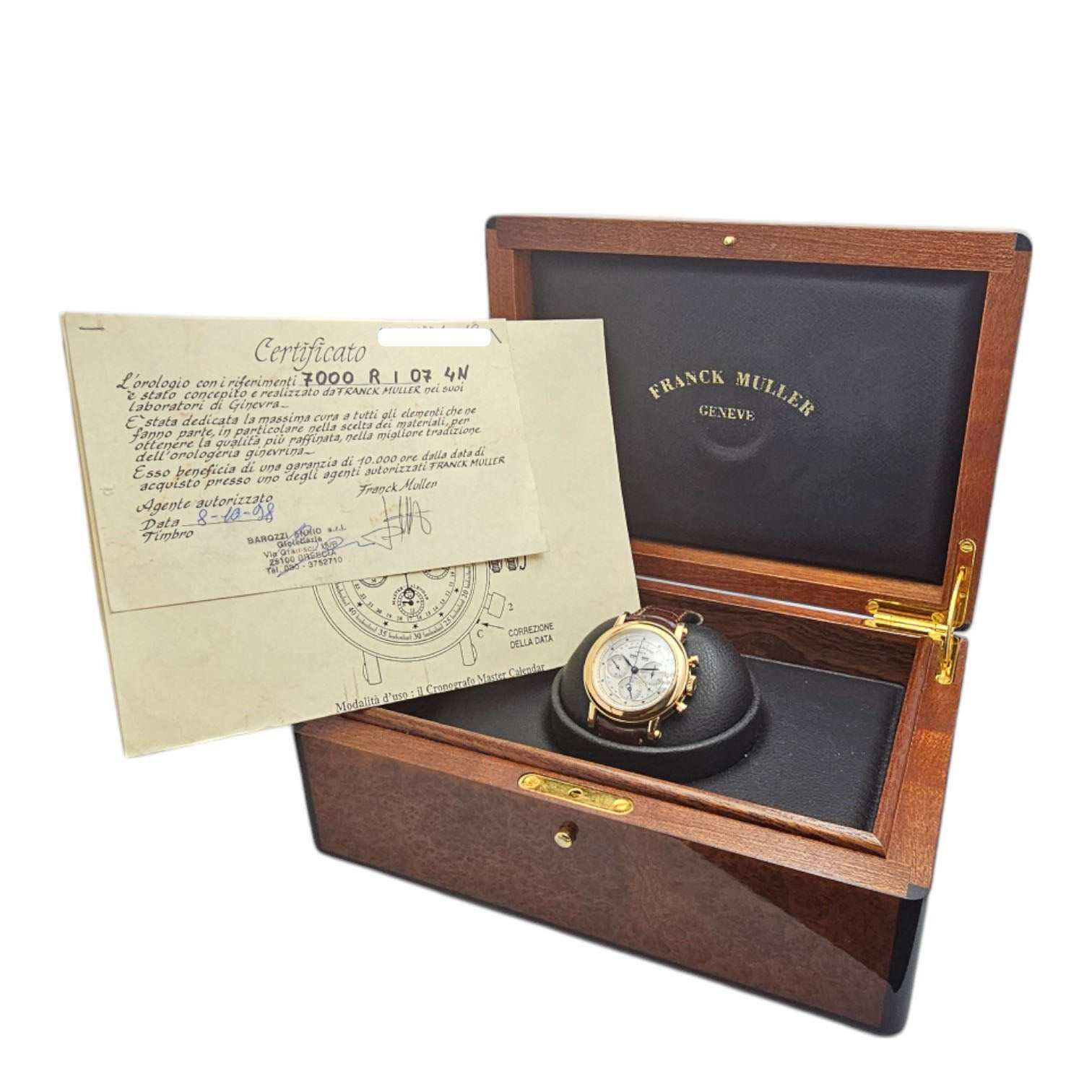 Cronógrafo Franck Muller Limited Master Calendar Ref. 7000 CC MC - OU1153