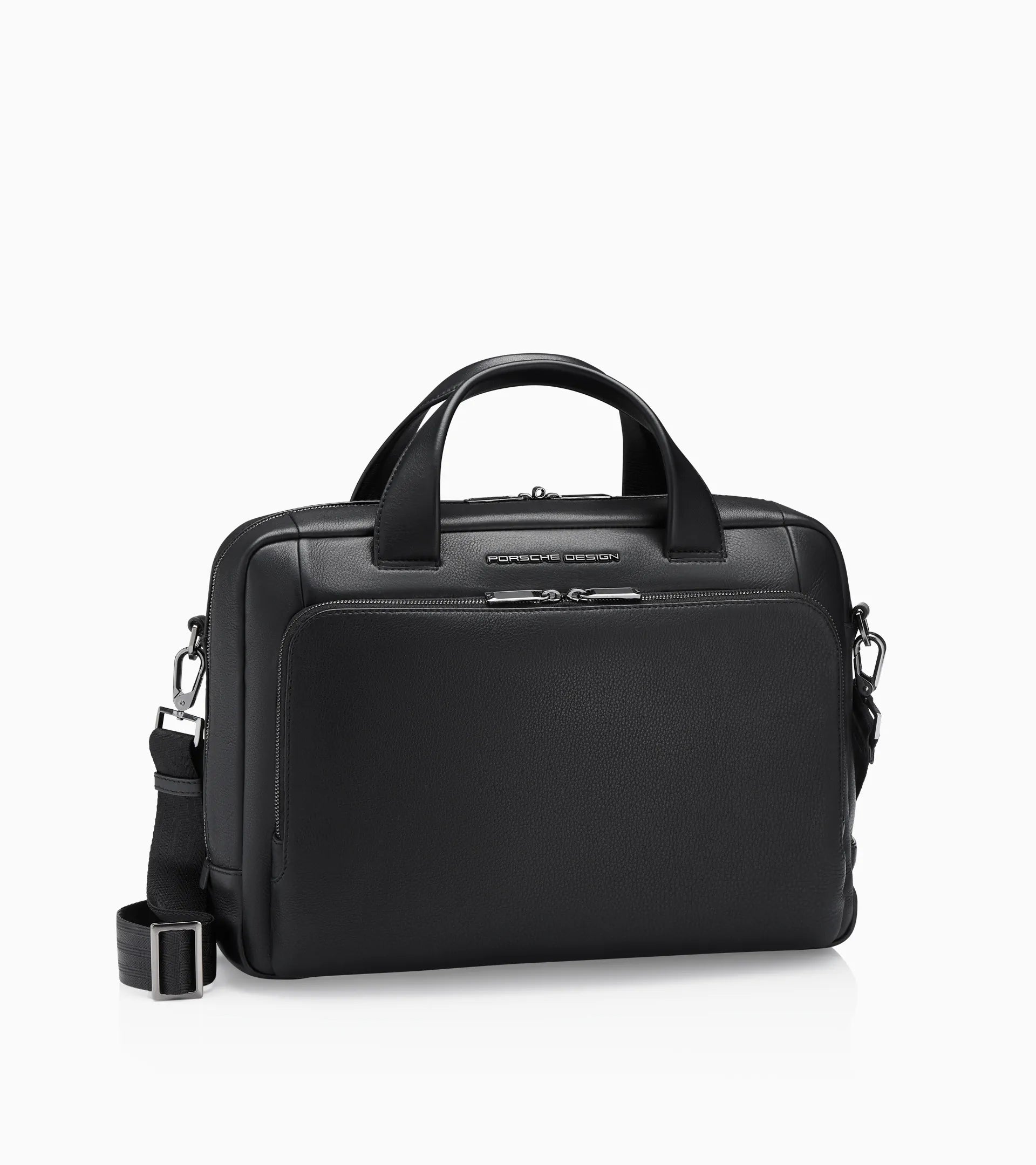 Porsche Design Roadster Leather Briefcase S nero - Ref. OLE01500.001
