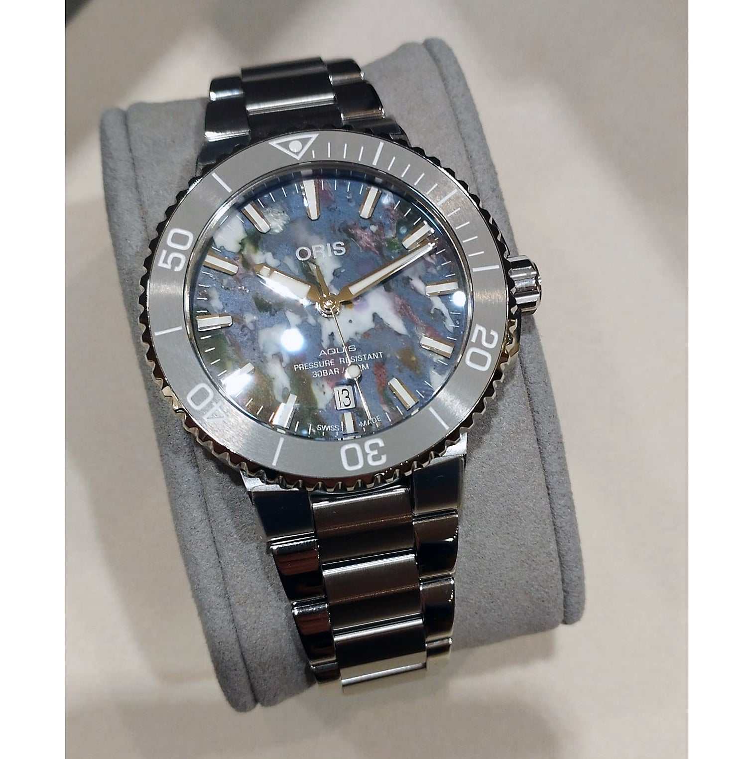 Oris Aquis Date Upcycle 41,5 mm Automático Ref. 01 733 7766 4150-SET - ON7377