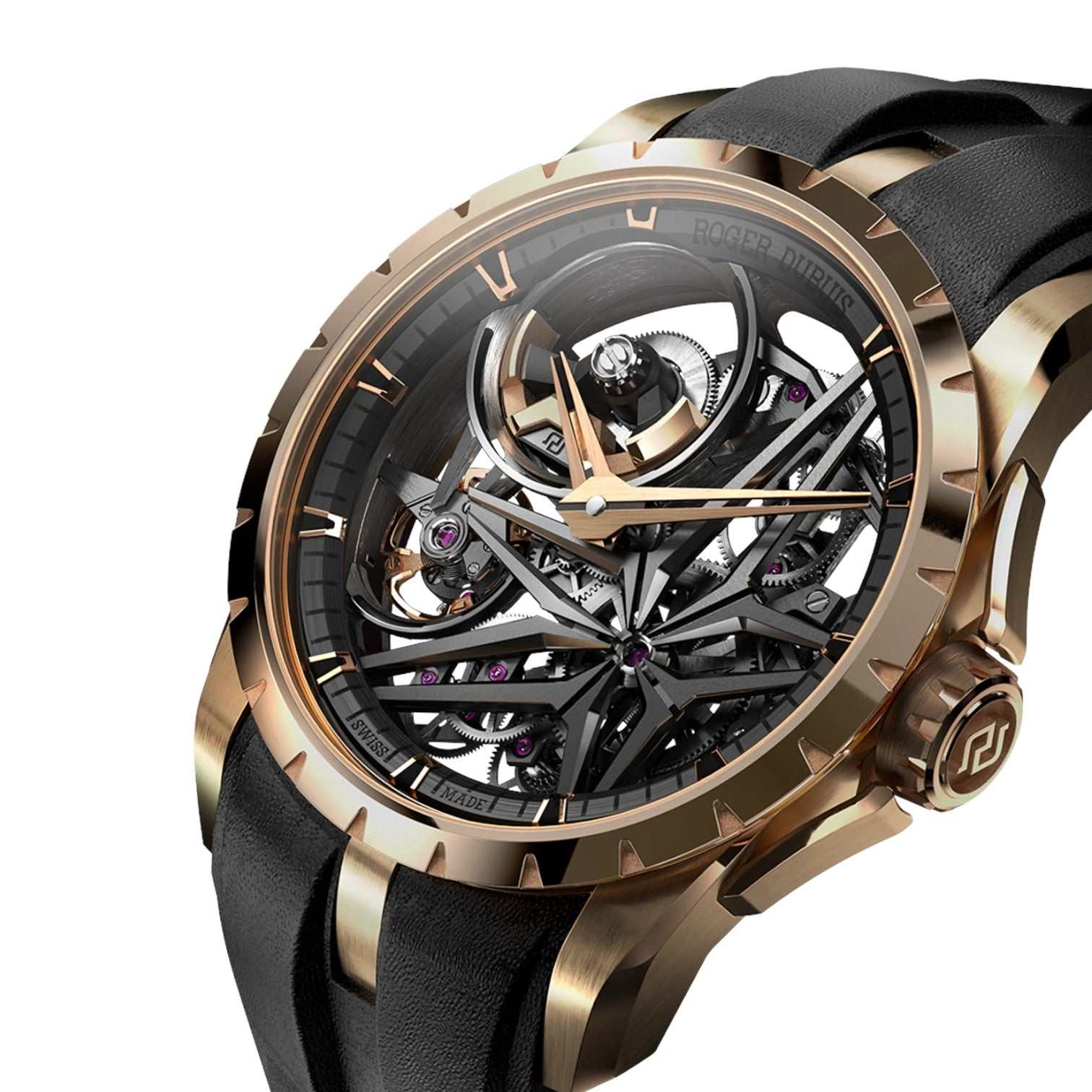 PREZZO SU RICHIESTA - Contattateci - Roger Dubuis Excalibur Monobalancier Automatic 42 mm Rose Gold 18 kt Ref. DBEX0954 - ON7703
