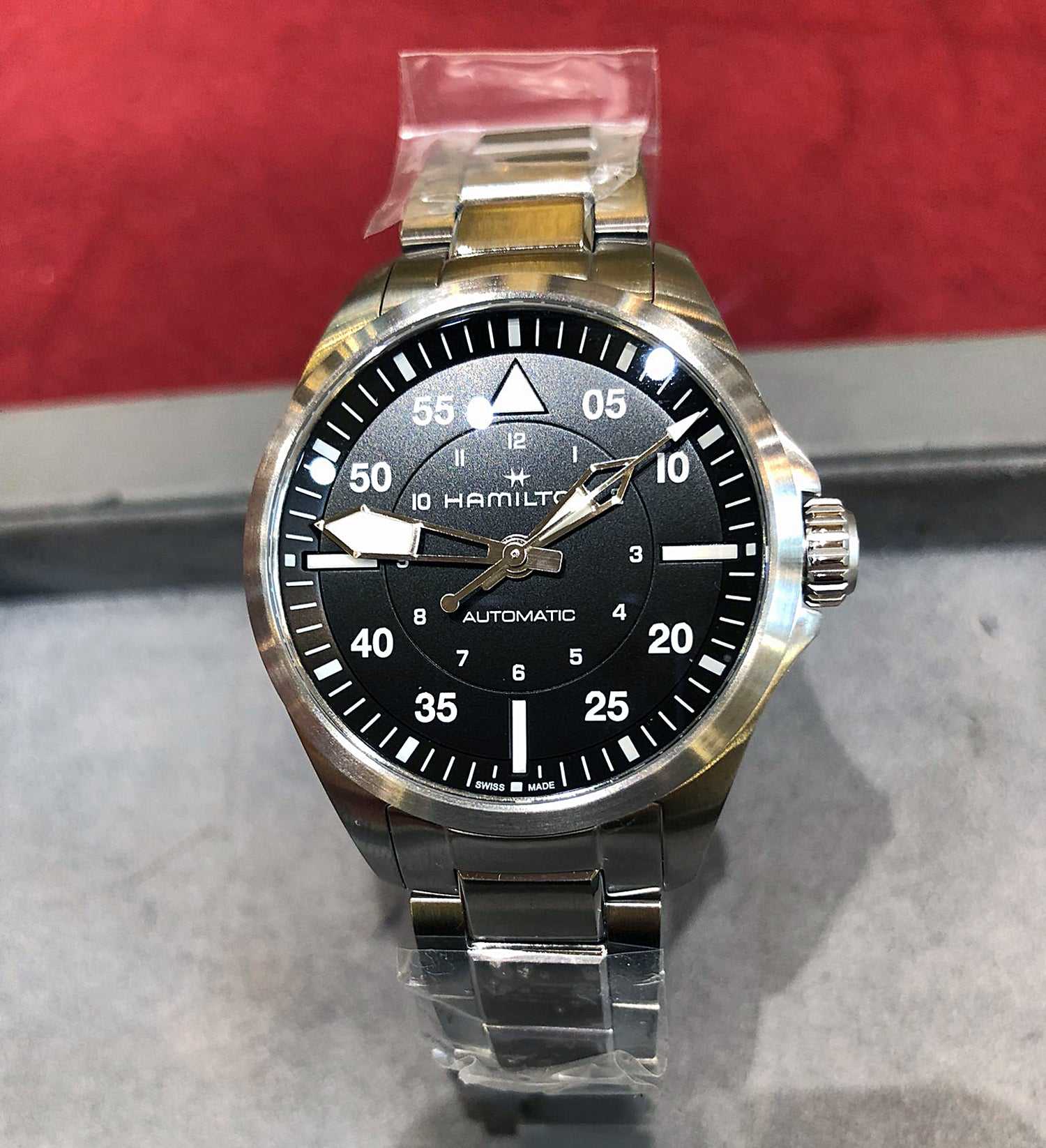 Hamilton Khaki Aviation Pilot New Never Worn Ref. H76215130 - ON6682