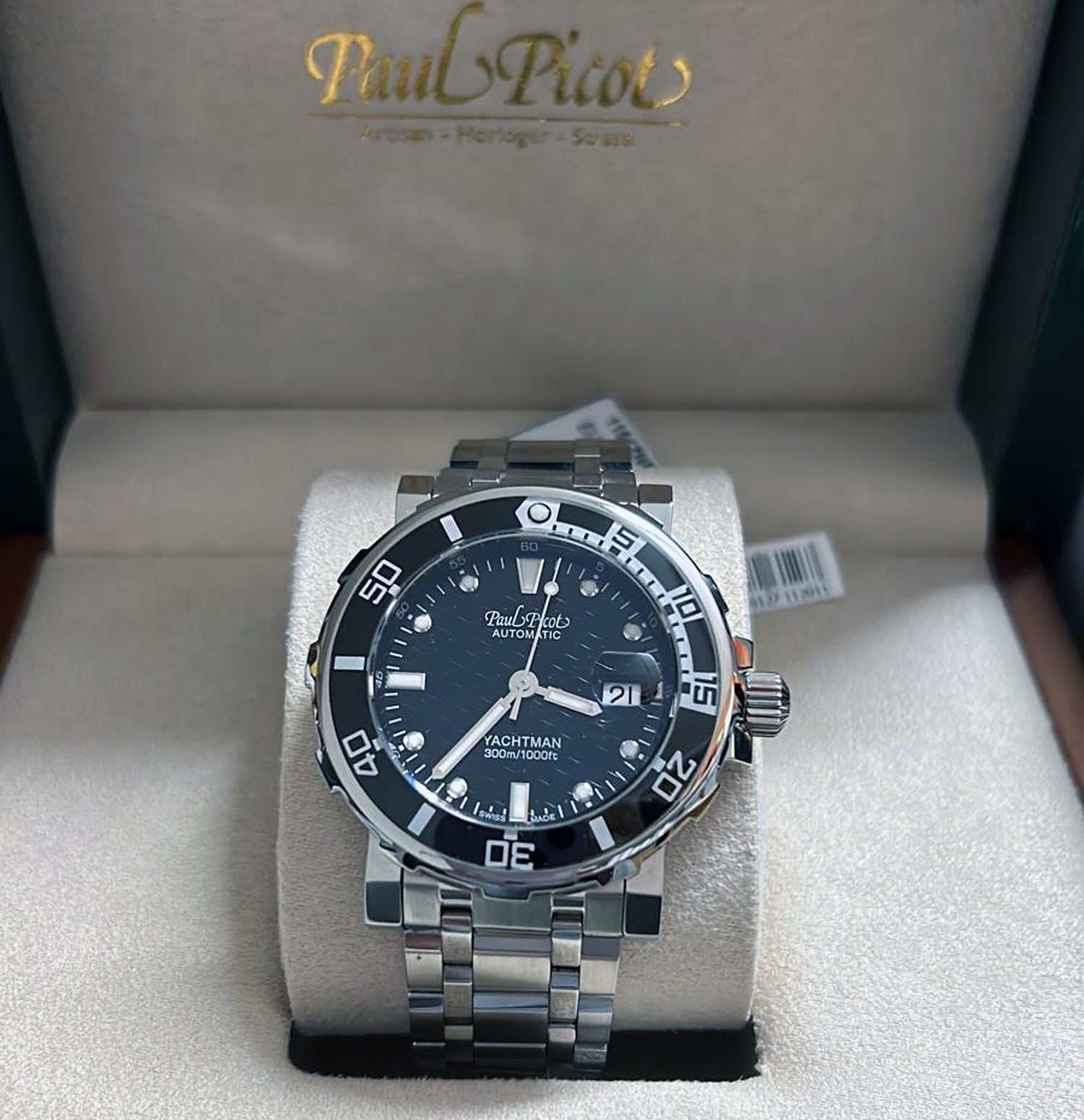 Paul Picot Yachtman 3 Automático Nuevo Sin Usar Ref. 1151ZNB - ON3433