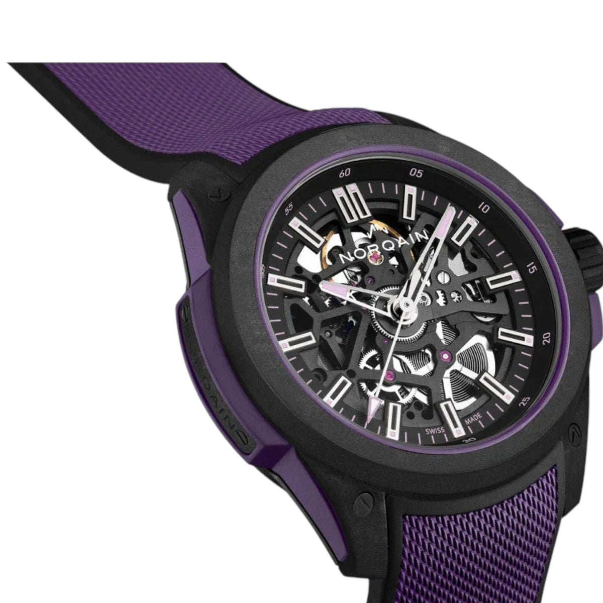 NORQAIN Wild ONE Skeleton 42mm Limited Edition Purple N3000.07Q26.B23