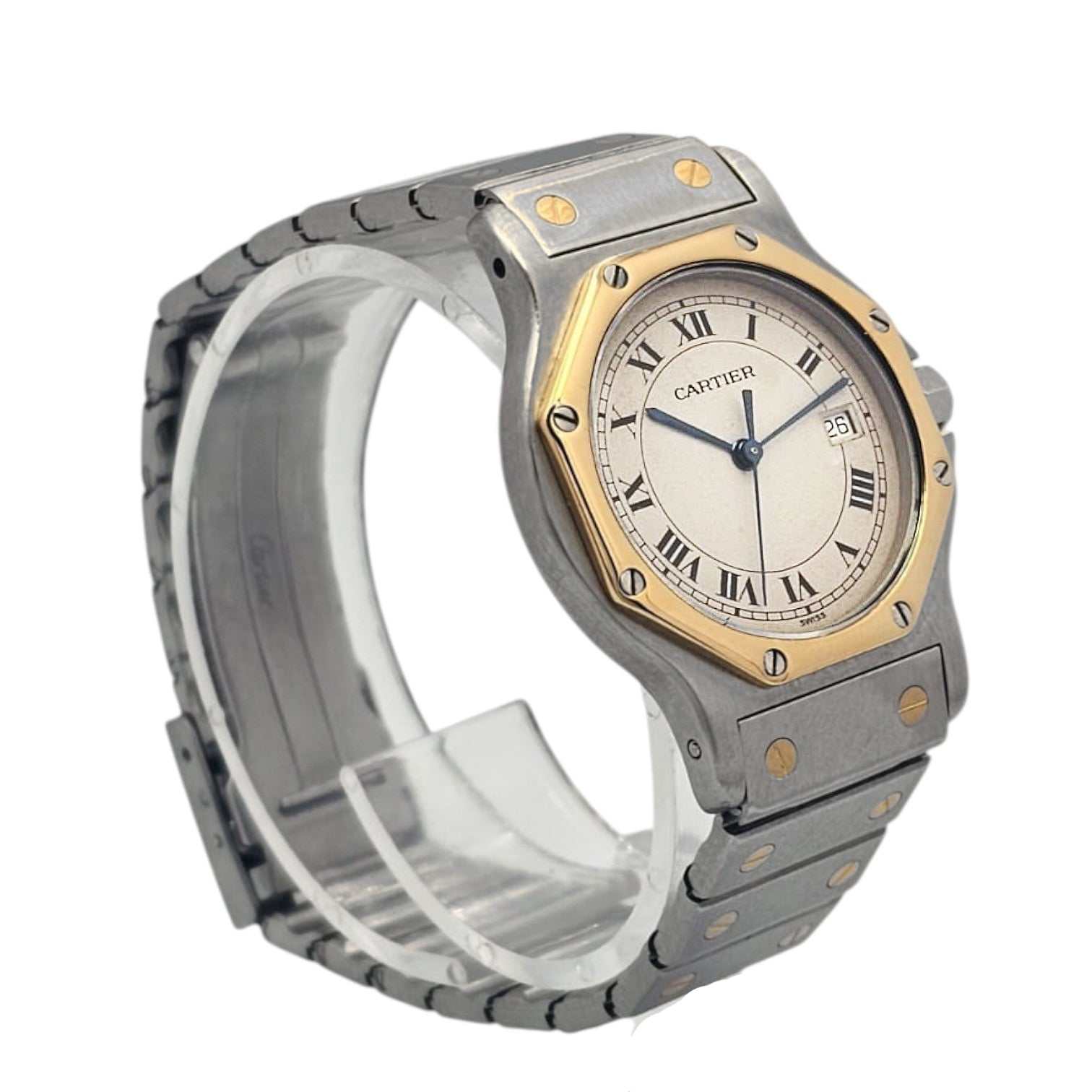 Cartier Santos Ronde Octagone Quartz Ref. 187902 - OU1230