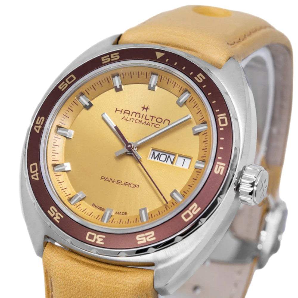 Hamilton Classic Pan Europ Day Date American Auto Nuevo sin usar Ref. H35435820 - ON6402