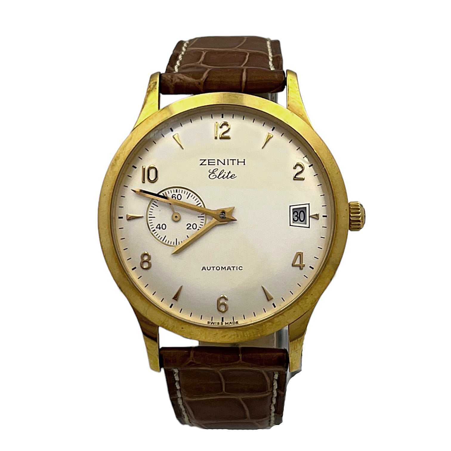 Zenith Elite Gold 18 kt Automatic New Never Worn Ref. 30.0125.680 - ON6749