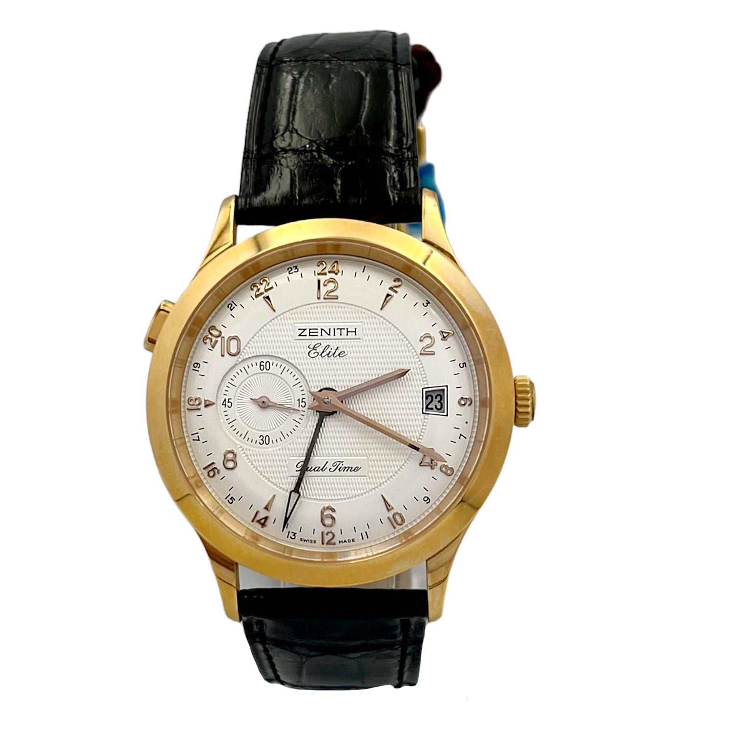 Zenith Elite Dual Time Class Elite Dual Time Gold 18 kt Automatico New Never Worn Ref. 18.1125.682/02.C490 - ON6750