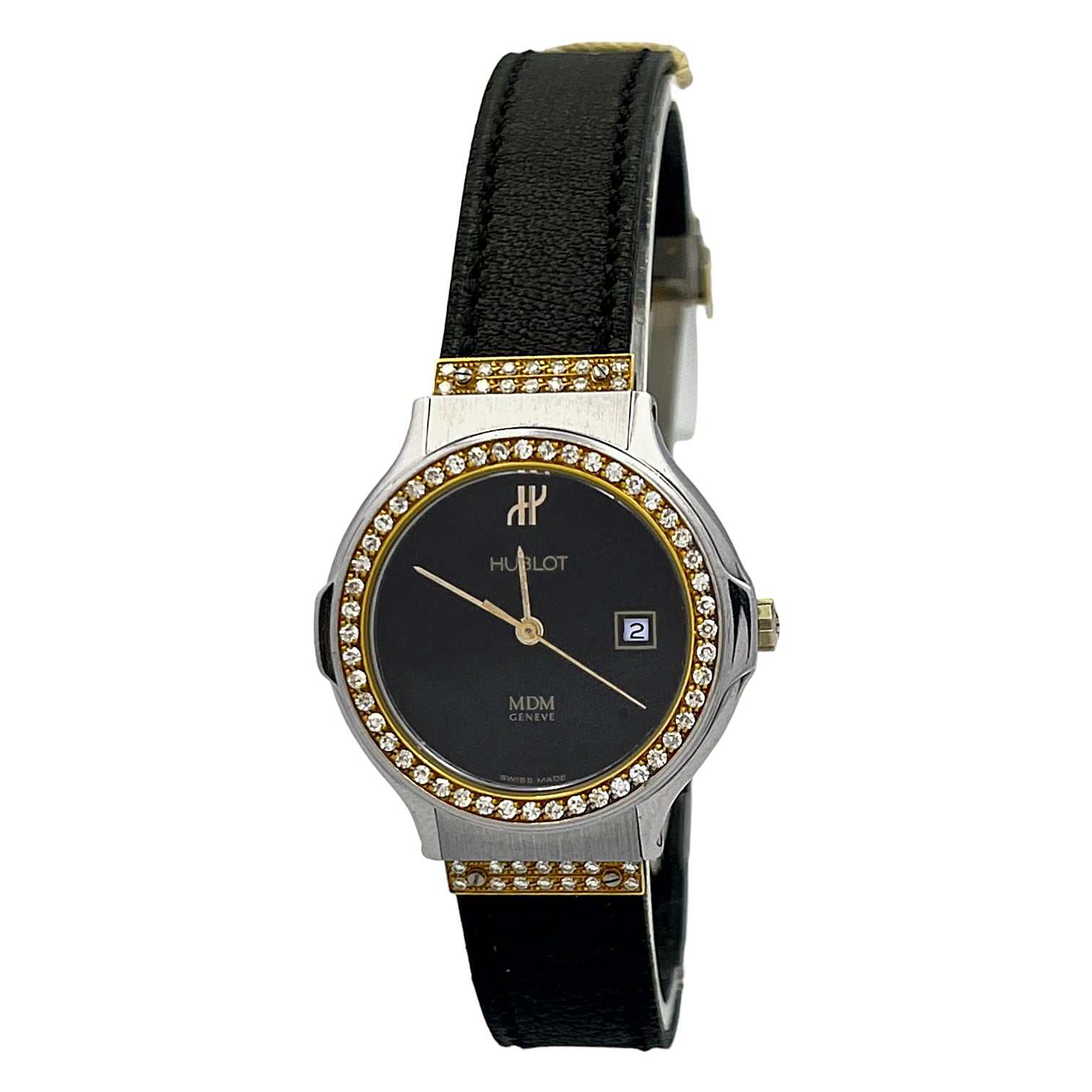 Hublot MDM Classic Diamond Lady Quartz New Never Worn Ref. 1390.100 - ON6774