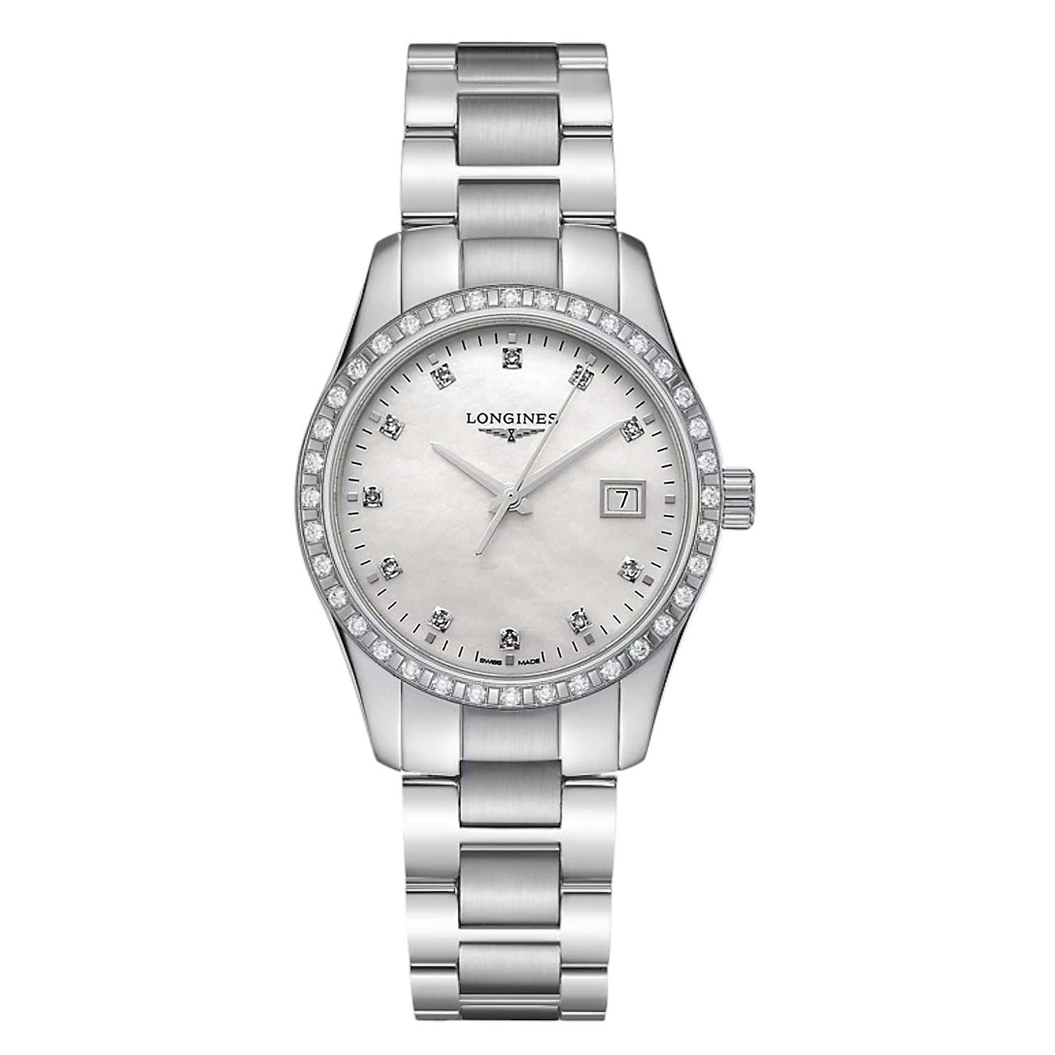 Longines Conquest Classic Diamond Quartz 34 mm New Never Worn Ref. L23860876 - ON7262