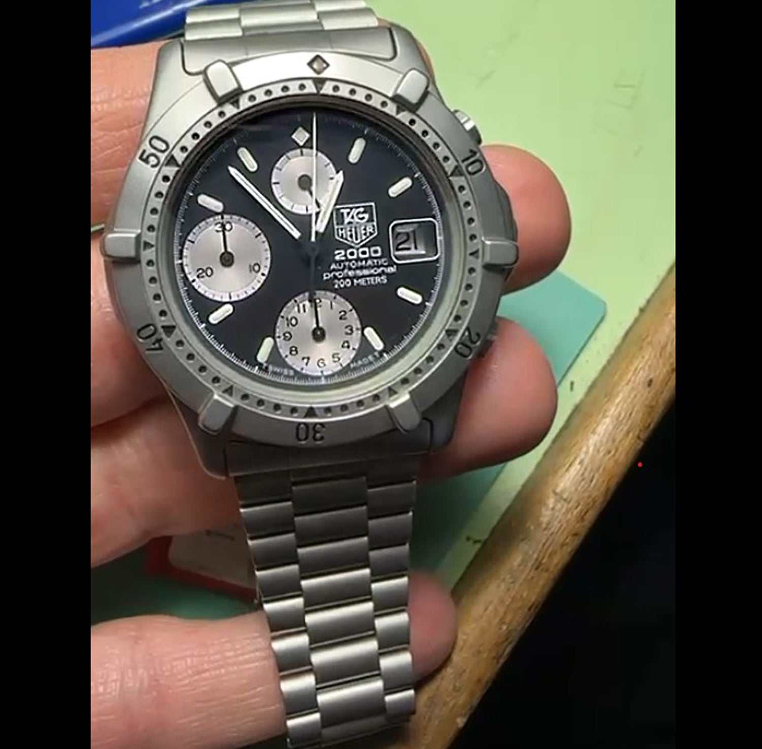 TAG Heuer 2000 Professional Cronograph 40 mm Auto New Never Worn Ref. 162.006 - ON7605