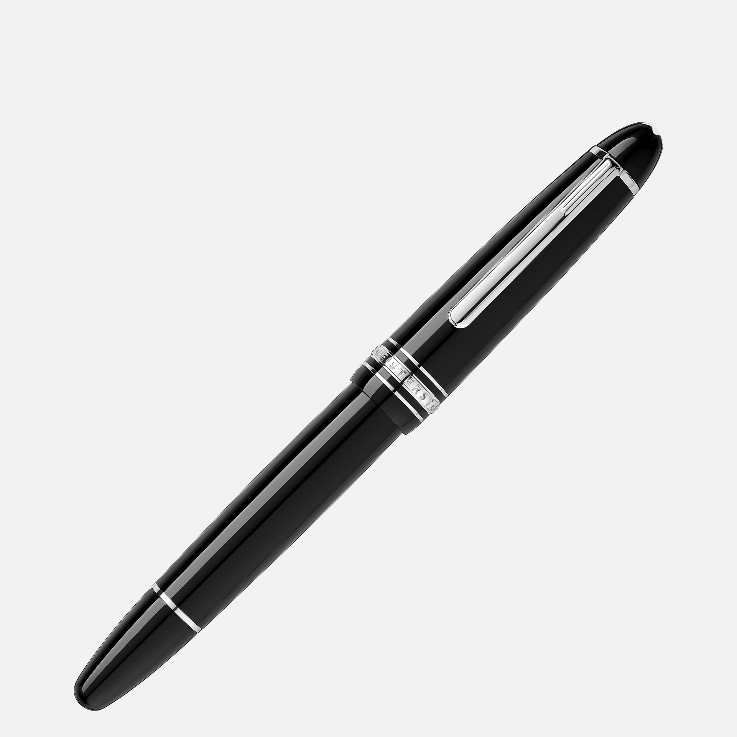 Montblanc Meisterstück MB132443 LeGrand Stilografica Platinum-Coated in Resina Nera
