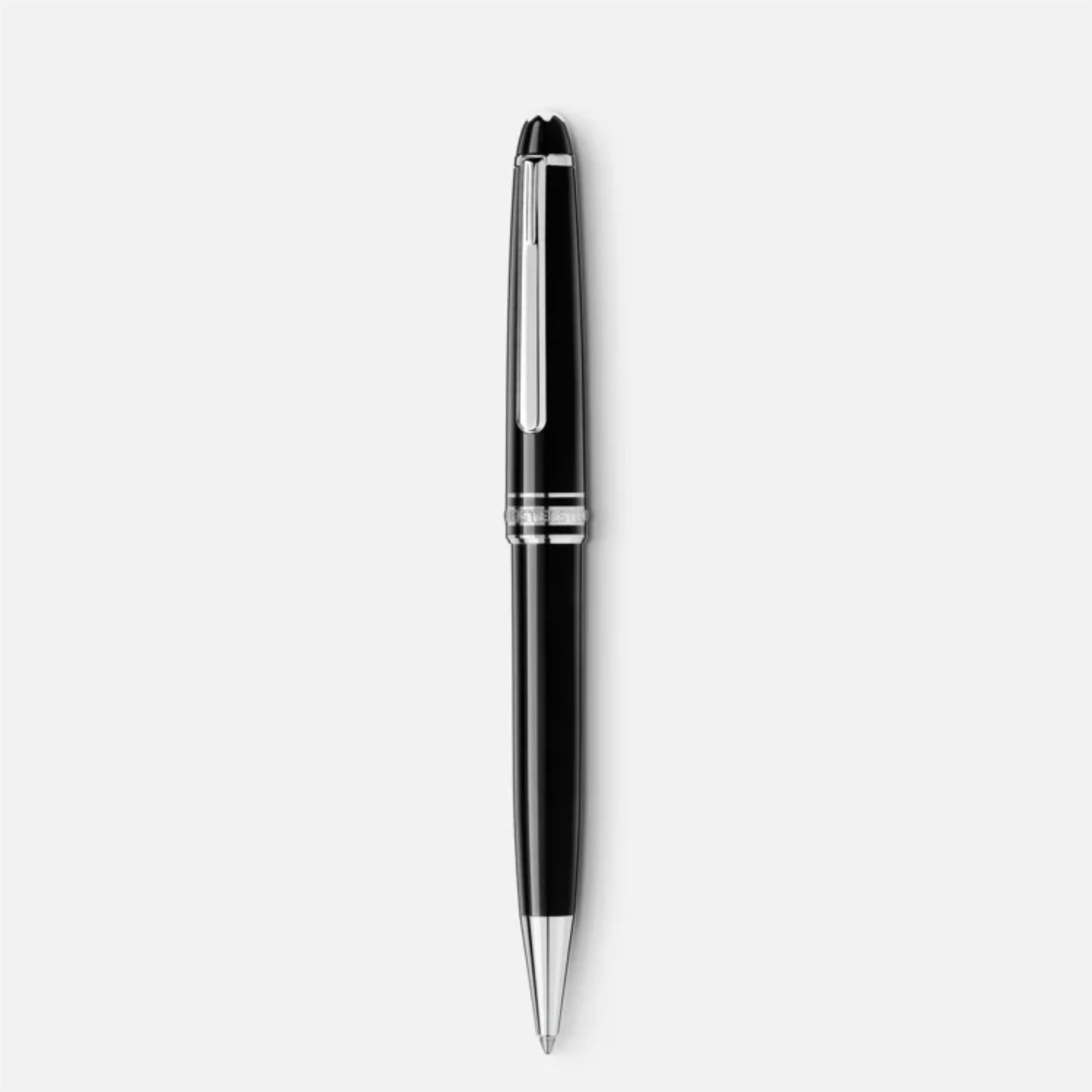 Montblanc Meisterstück MB132446 Penna a Sfera Classique Platinum-Coated in Resina Nera