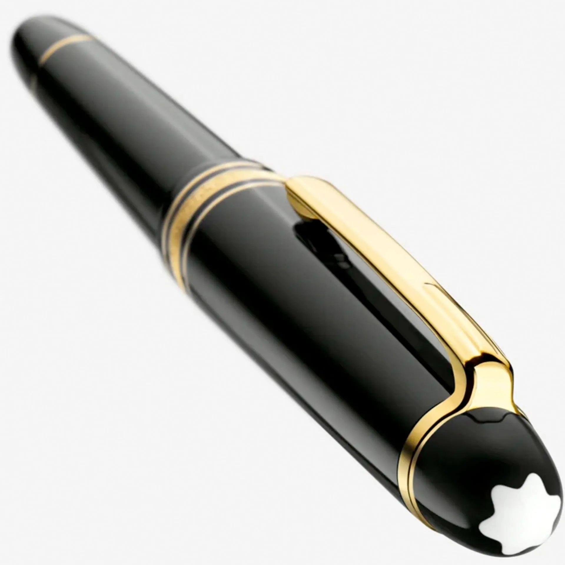 Montblanc Meisterstück MB132464 Stilografica Classique Gold-Coated in Resina Nera