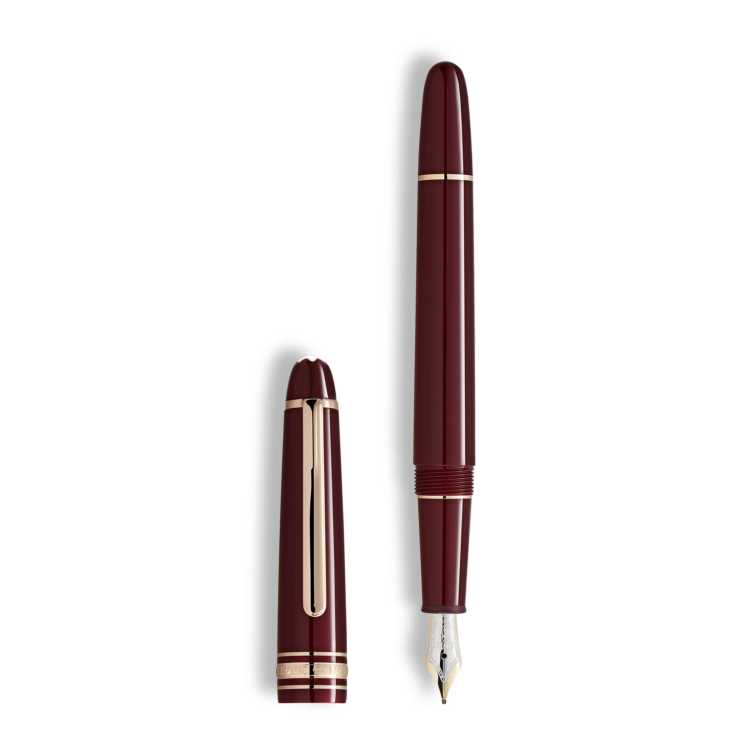 Montblanc Meisterstück 133006 Penna Stilografica Classique Bordeaux in Resina