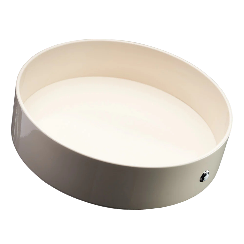 Montblanc Desk Accessories MB133168 Vassoio Rotondo da Scrivania in Lacca Avorio