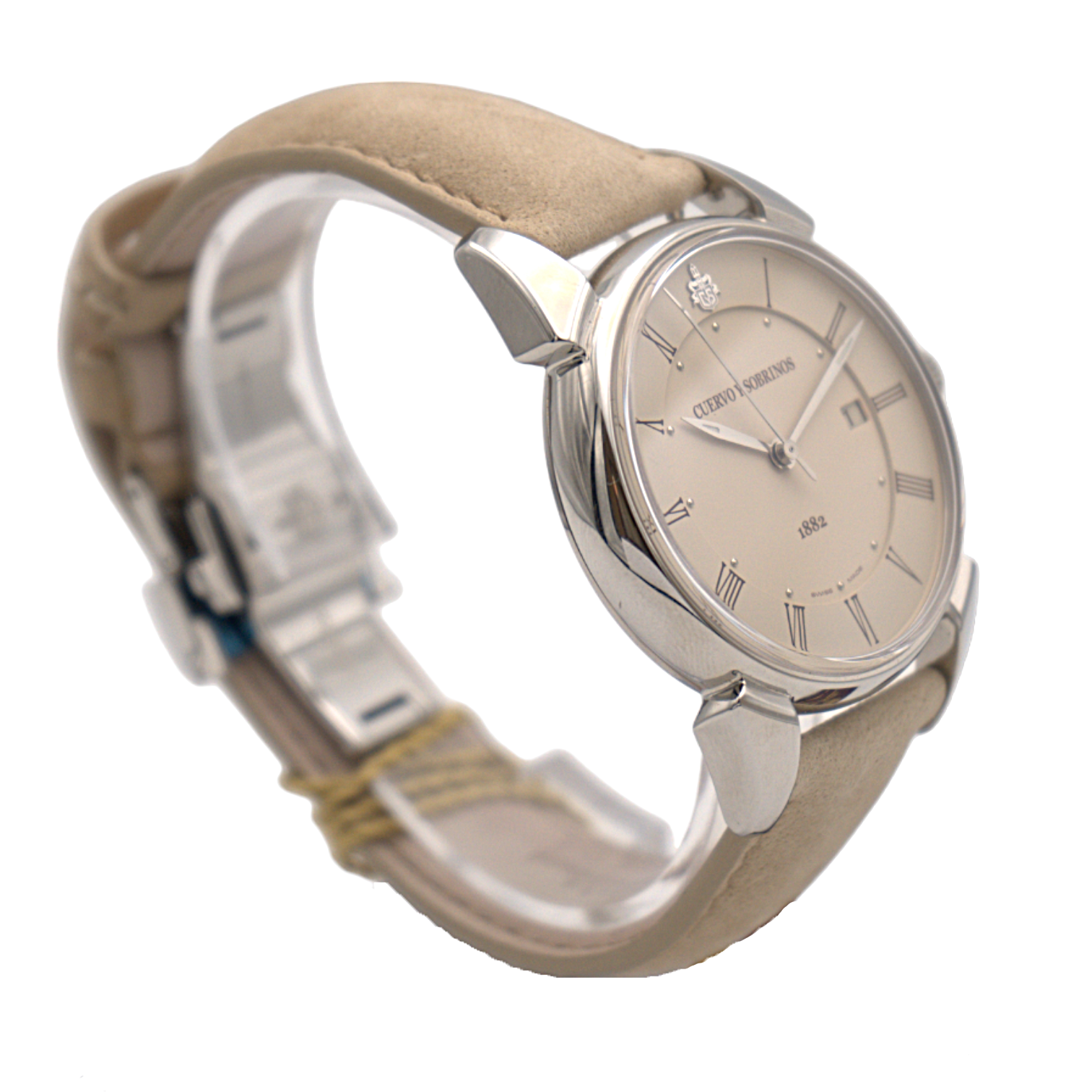Cuervo Y Sobrinos Historiador New Never Worn Ref. 3195..1CS.CR - ON05178
