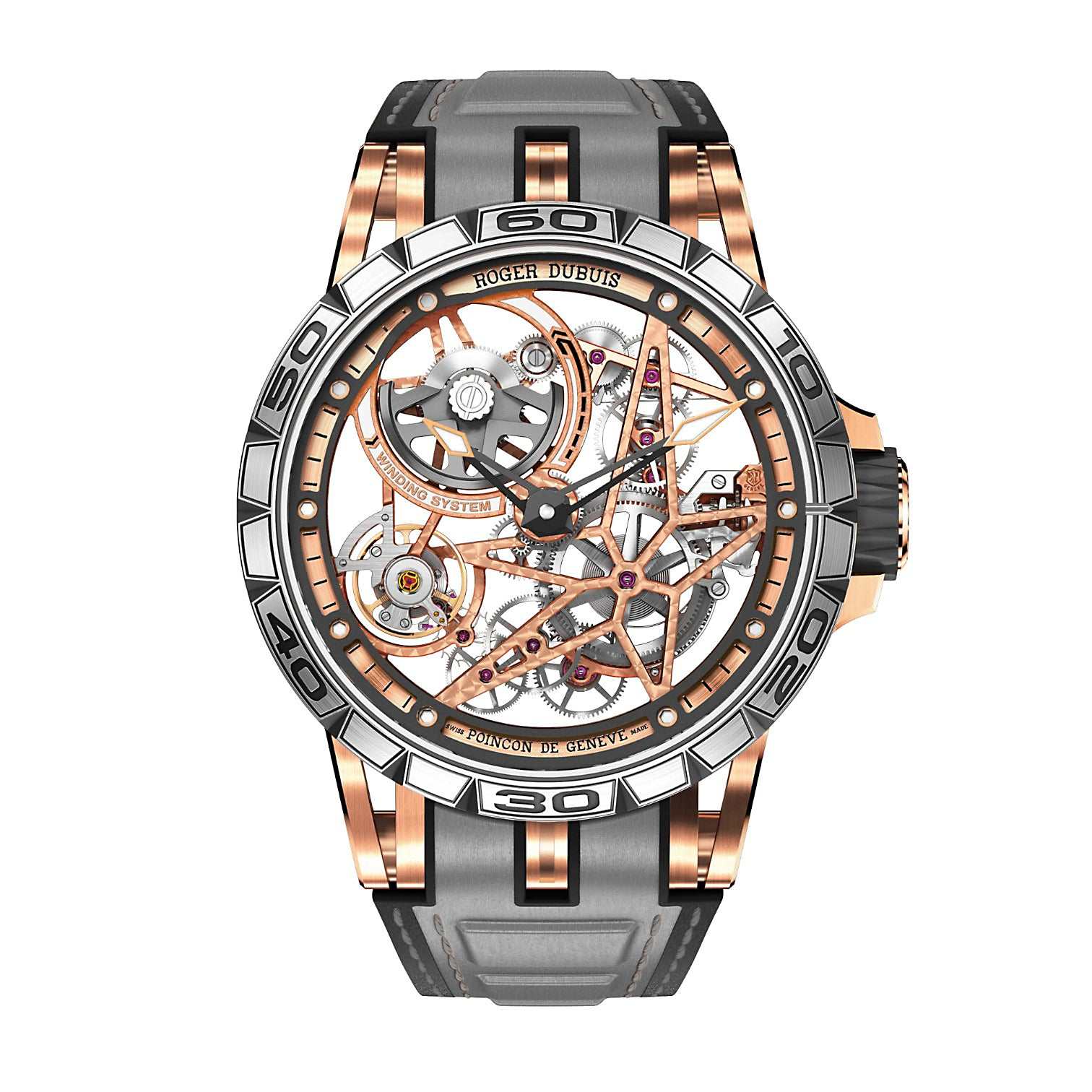 PREZZO SU RICHIESTA - Contattateci - Dubuis Excalibur Spider MB Automatic 45 mm Rose Gold 18 kt Ref. DBEX1043 - ON7702