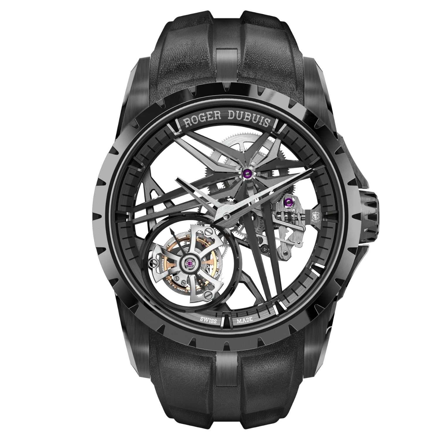 PREZZO SU RICHIESTA - Contattateci - Roger Dubuis Excalibur Monotourbillon Grey DLC Titanium 42 mm Auto Ref. DBEX0889 - ON7705