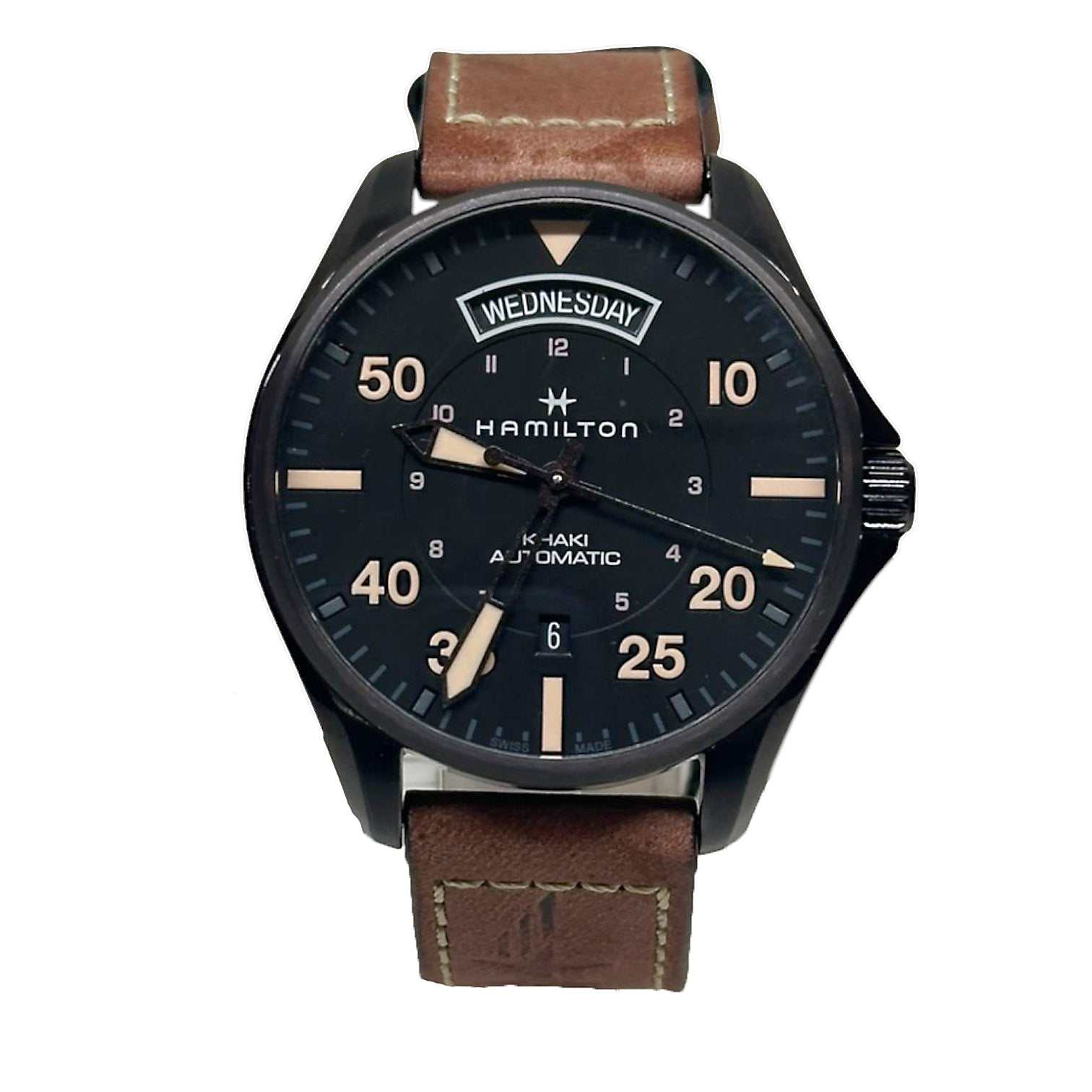 Hamilton Pilot Day Date Khaki Aviation Ref. H64605531 - ON7615