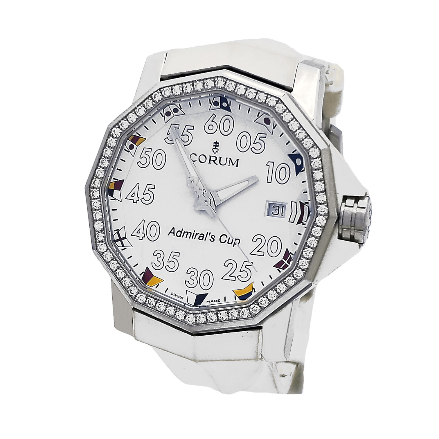 Corum Admiral's Cup Competition Diamonds Ref. 08296147/F372 AA12 - ON834 - LuxuryInStock