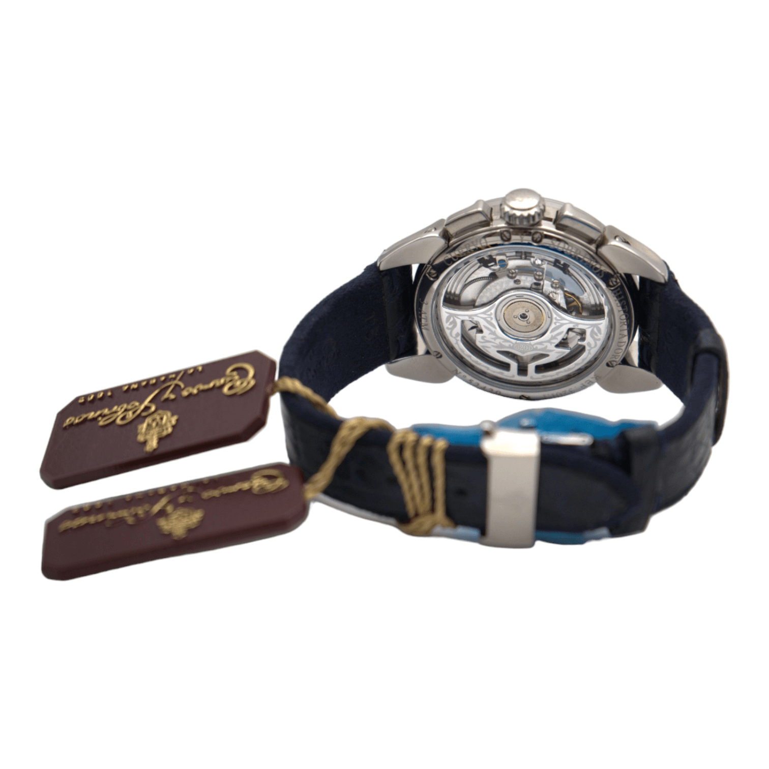 Cuervo y Sobrinos Historiador Vuelo Ivory dial Ref. 3201.1I - ON5179 - LuxuryInStock