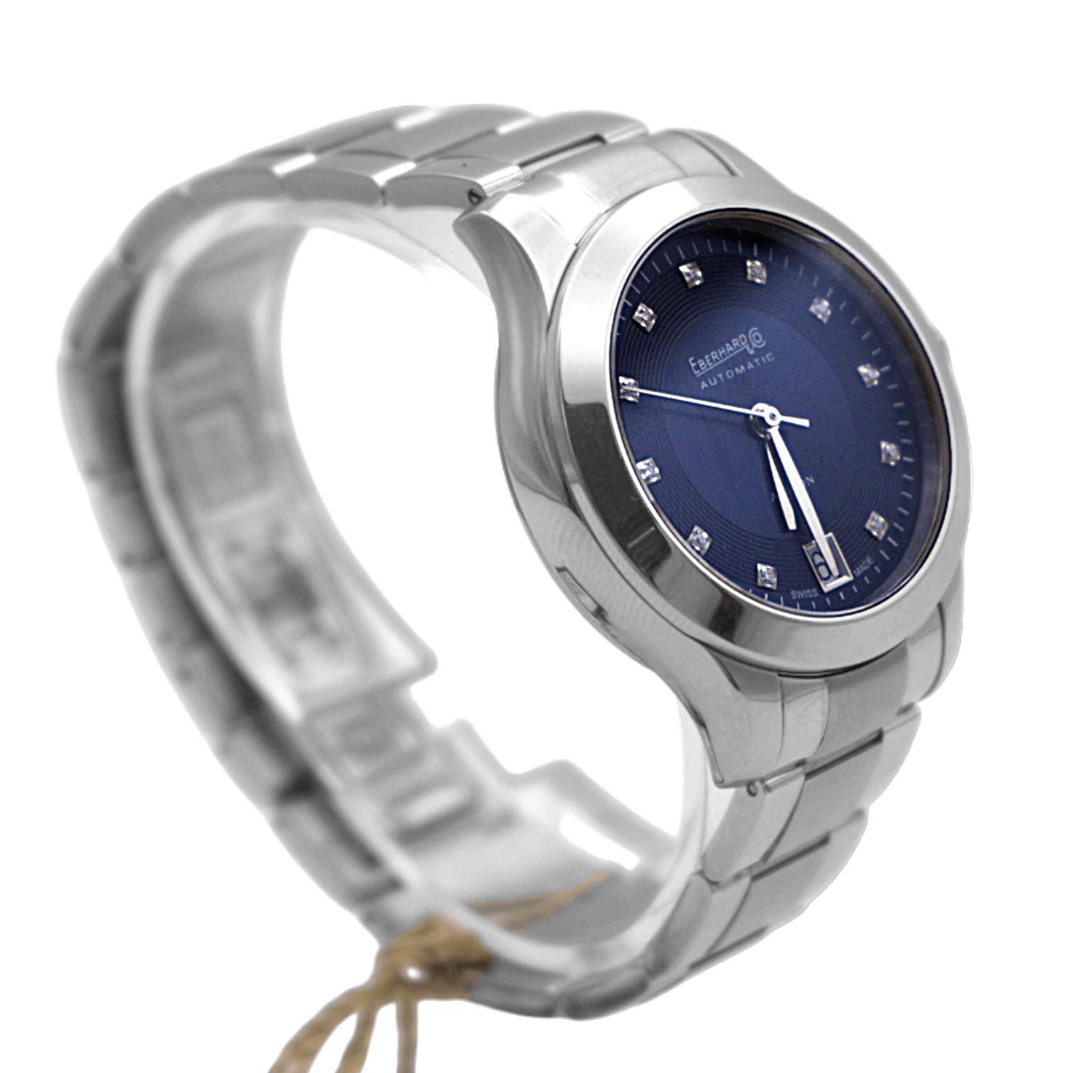 Eberhard & Co. Aiglon Blue Dial with diamonds New Never Worn Ref. 41035SCA-QB - ON5210 - LuxuryInStock
