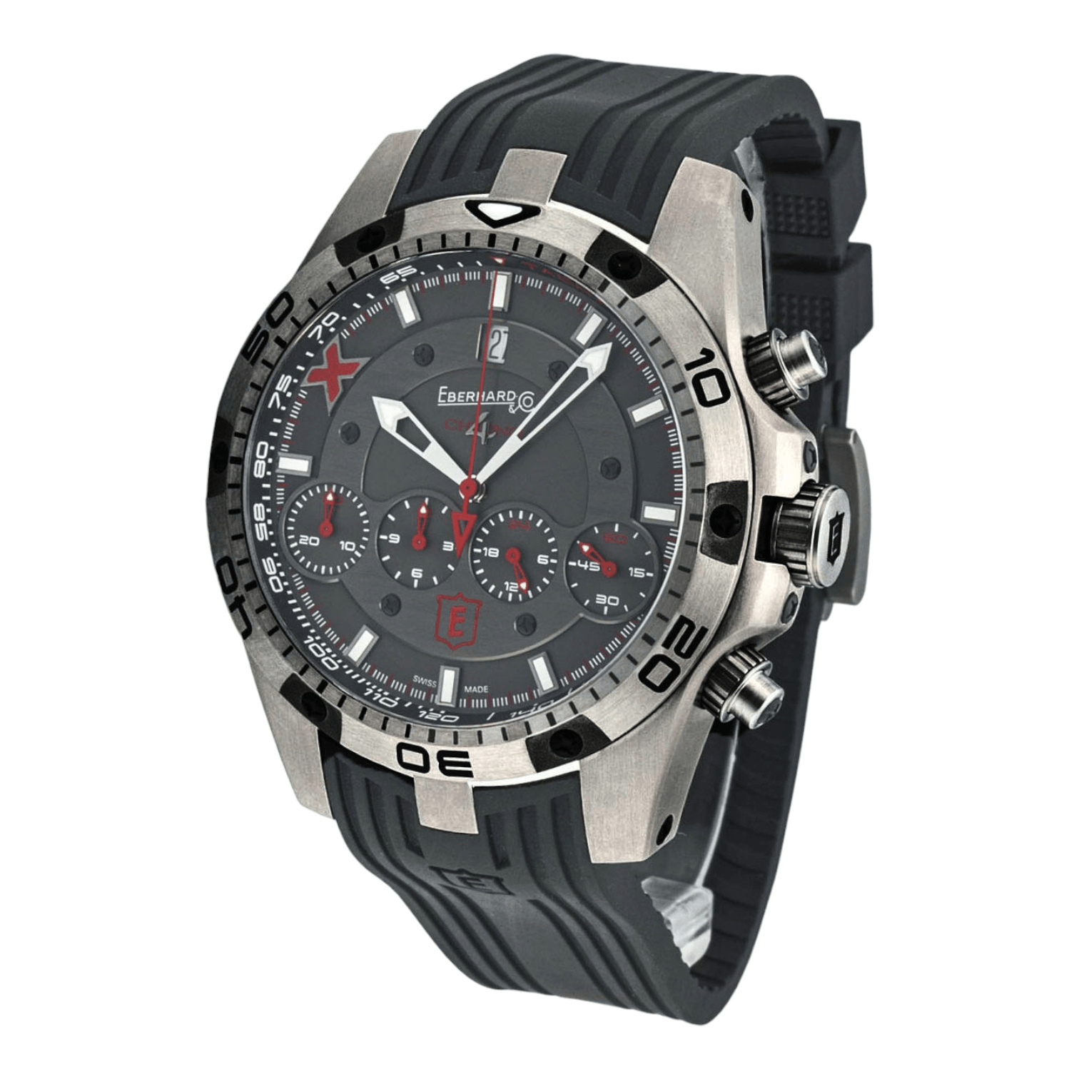 ID: ON4736MARCA: Eberhard & Co.REFERENZA: 37061CUMODELLO: Chrono 4 Gent 10 Ans de Crono Lim. EditionGENERE: UomoMOVIMENTO: AutomaticoCASSA: TitanioCRISTALLO: Zaf
