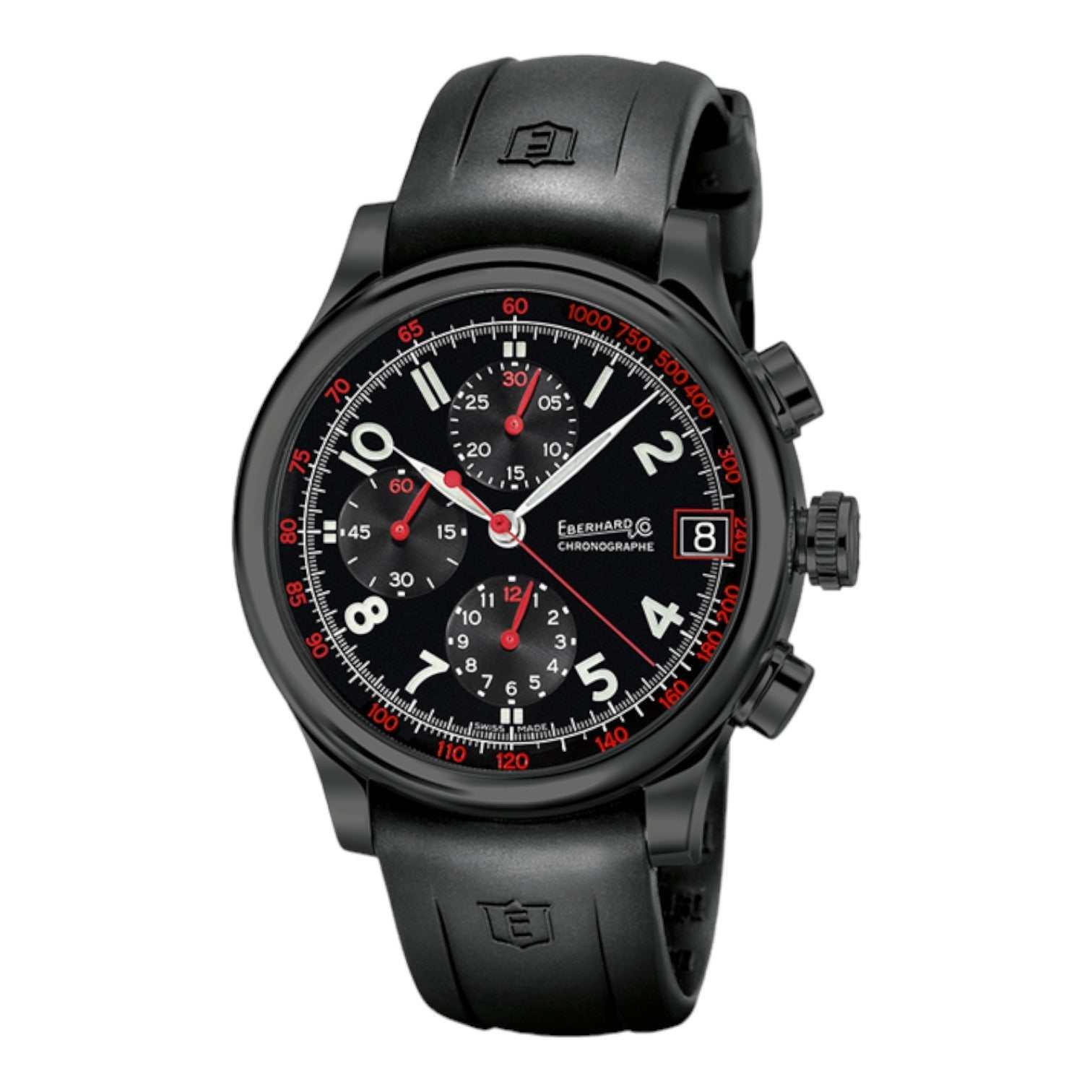 ID: ON3221MARCA: Eberhard & Co.REFERENZA: 31053CUMODELLO: Traversetolo Noir Ed. LimitataGENERE: UomoMOVIMENTO: AutomaticoCASSA: Acciaio trattamento al carbonioCR