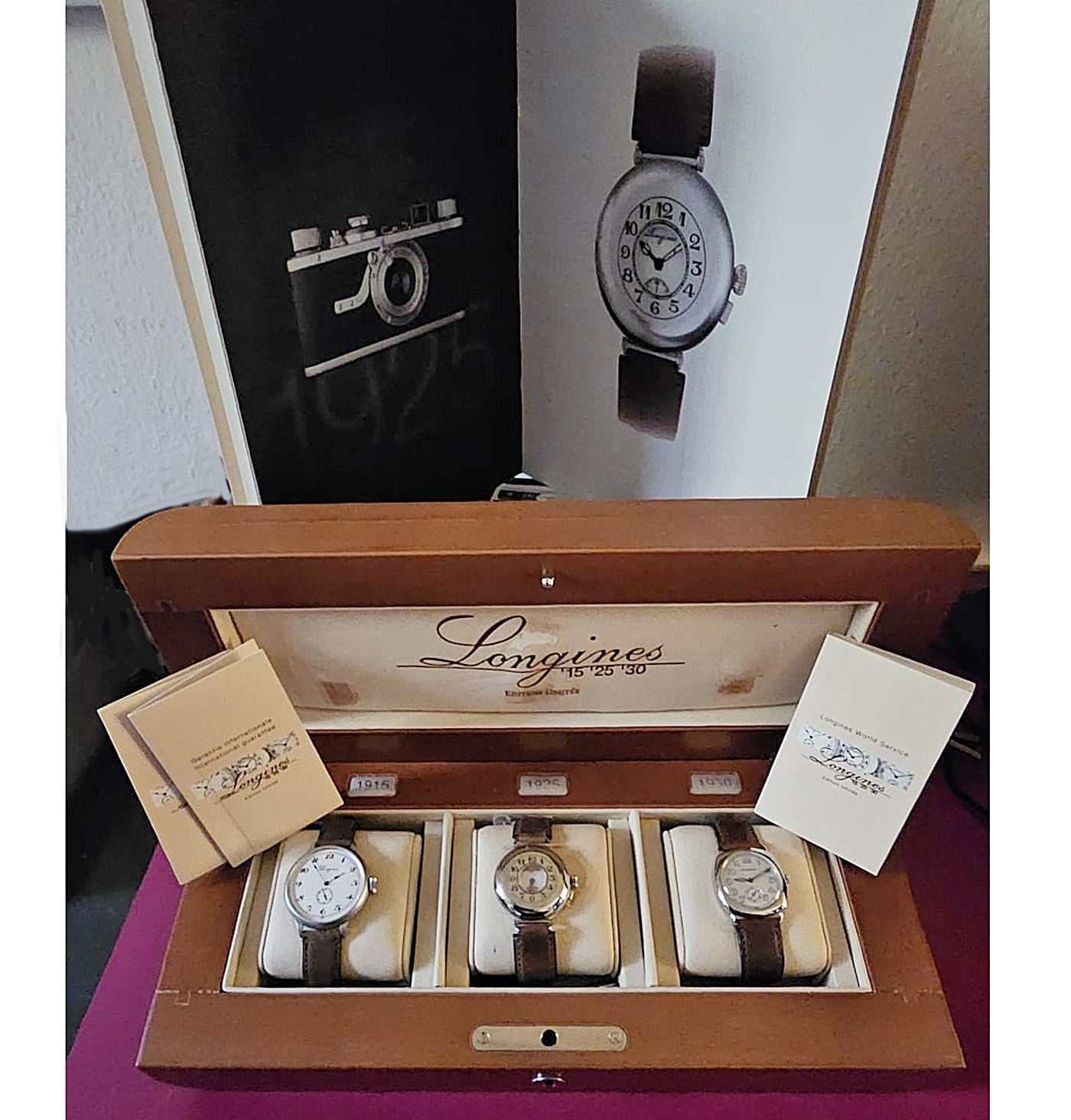 Longines Collezione “15 “20 “30 3.900 Ed. Lim. Set Tributo ai Segnatempo - ON8718